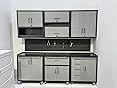 10-Piece Heavy Duty Steel Garage Cabinet System | All-in-One Modular Garage Cabinet Set for Ultimate Workshop Organization | Easy Assembly Garage Storage Cabinets & Tool Bench (Black) customer photo 1