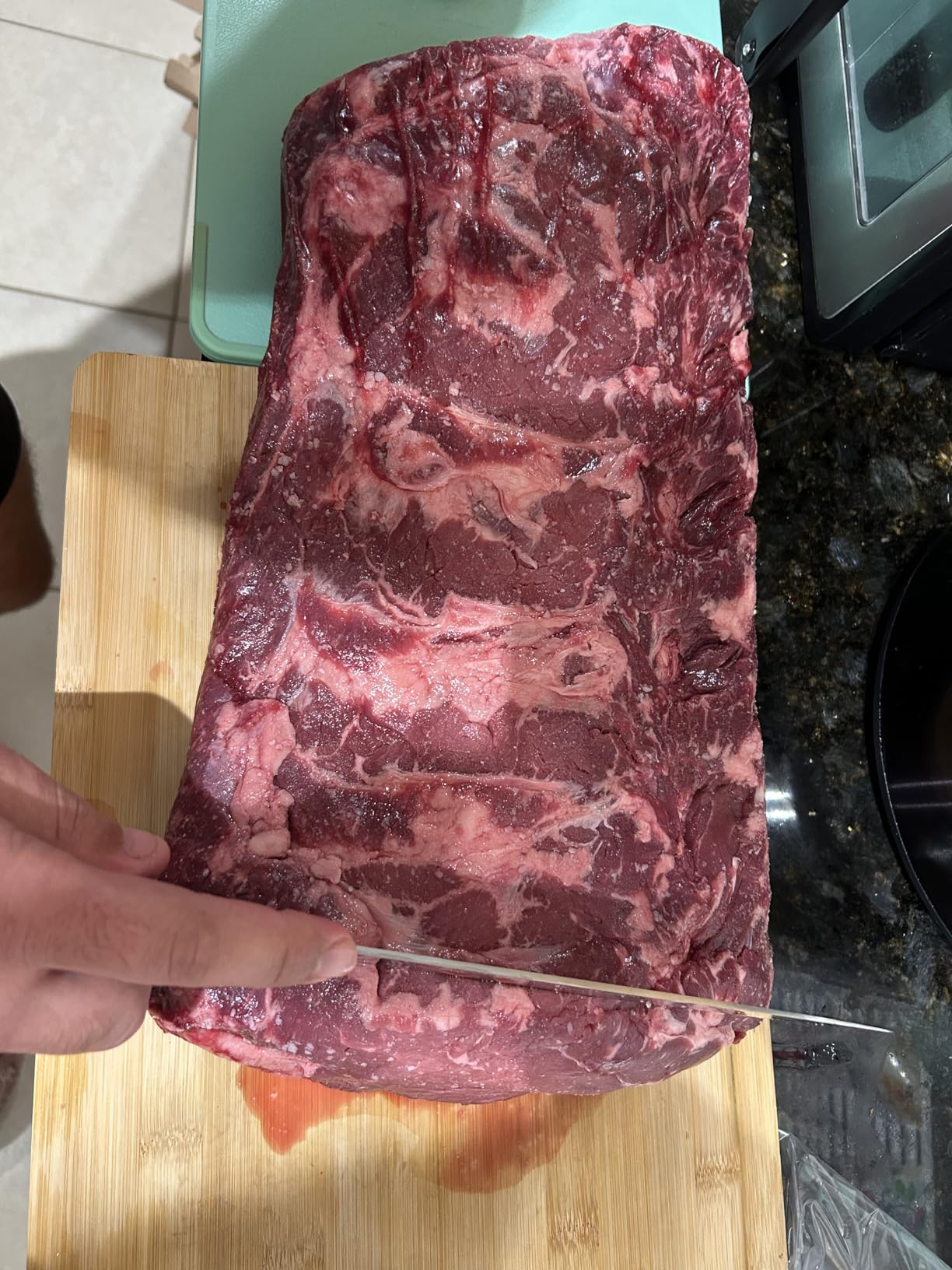 imarku Japanese High Carbon Stainless Steel Knife Set with Block, Precision-Forged Gyutou Kitchen Knives with Built-in Sharpener, Ultra-Sharp 10-15 Degree Edge, Ergonomic Non-Slip Handle, Dishwasher Safe customer photo 2