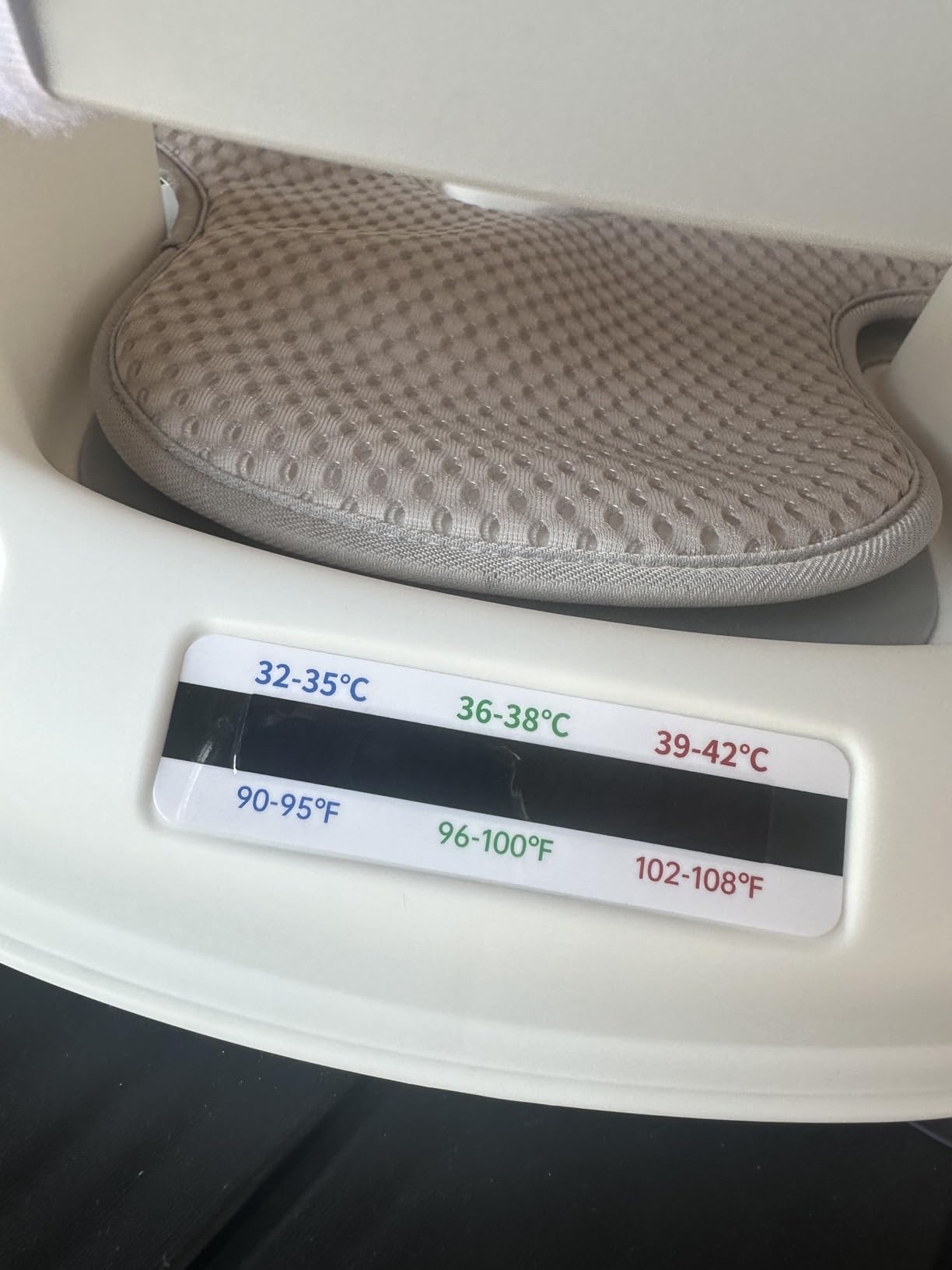 Baby Bath Seat for Babies 6 Months & Up - 360 Protection Bath Seats for Babies Sitting Up with Temperature Alert & Cushion customer photo 1