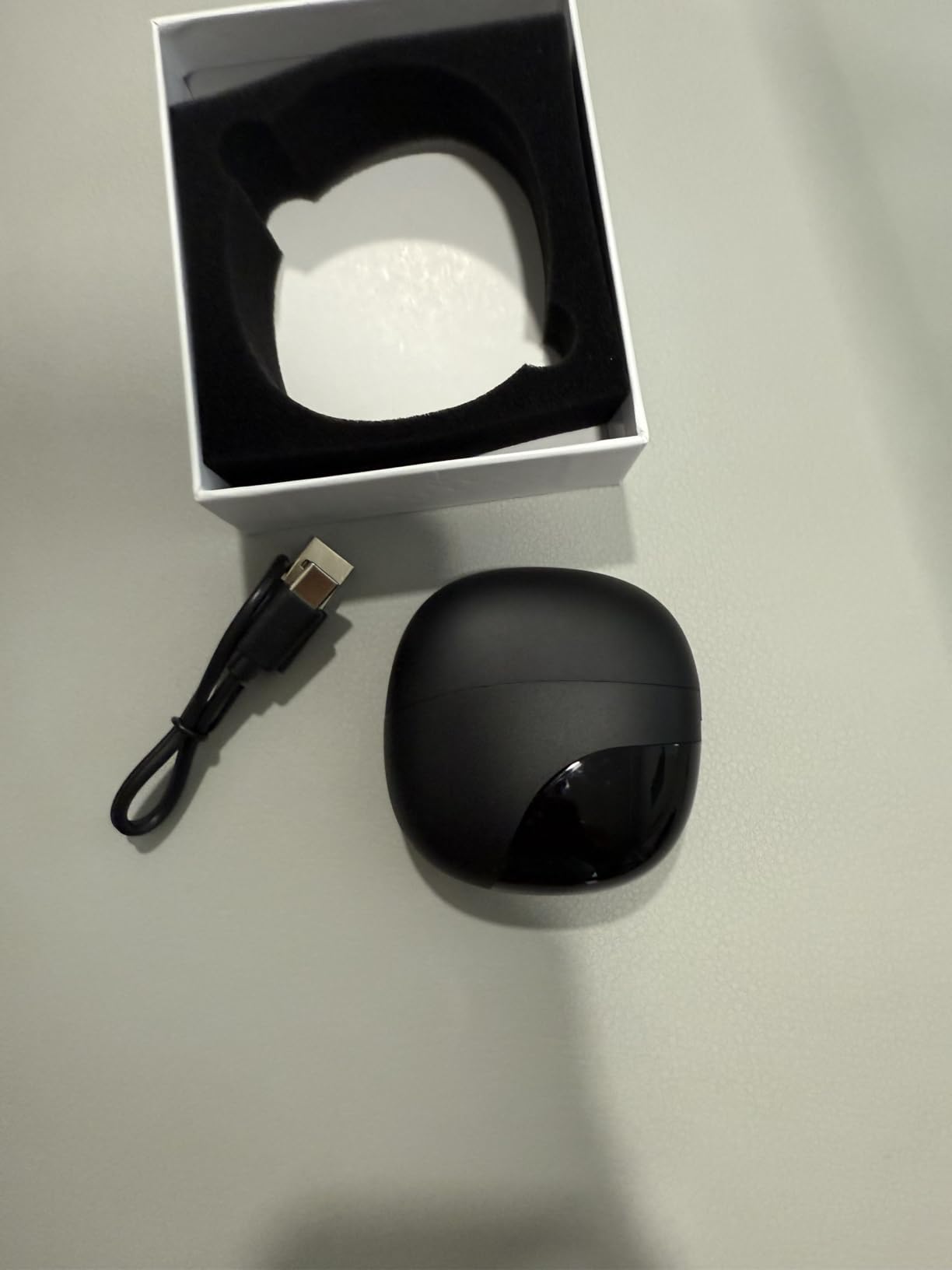 AI Translation Earbuds Real Time 164 Languages 80H Playtime Translator Ear Buds Audifonos Traductores Ingles Espanol Wireless Earphones Bluetooth AI Headphone for Travel Meeting Learning K08 Black customer photo 2