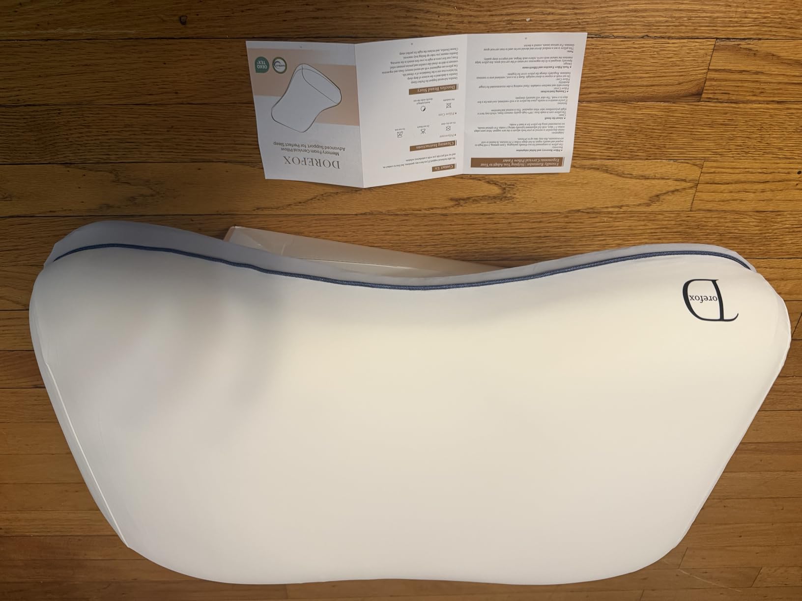 Cervical Pillow for Neck Pain Relief - Ergonomic Neck Pillow for Sleeping Contour Memory Foam Pillows for Neck Support, Orthopedic Bed Pillow for Side Back Stomach Sleepers customer photo 1