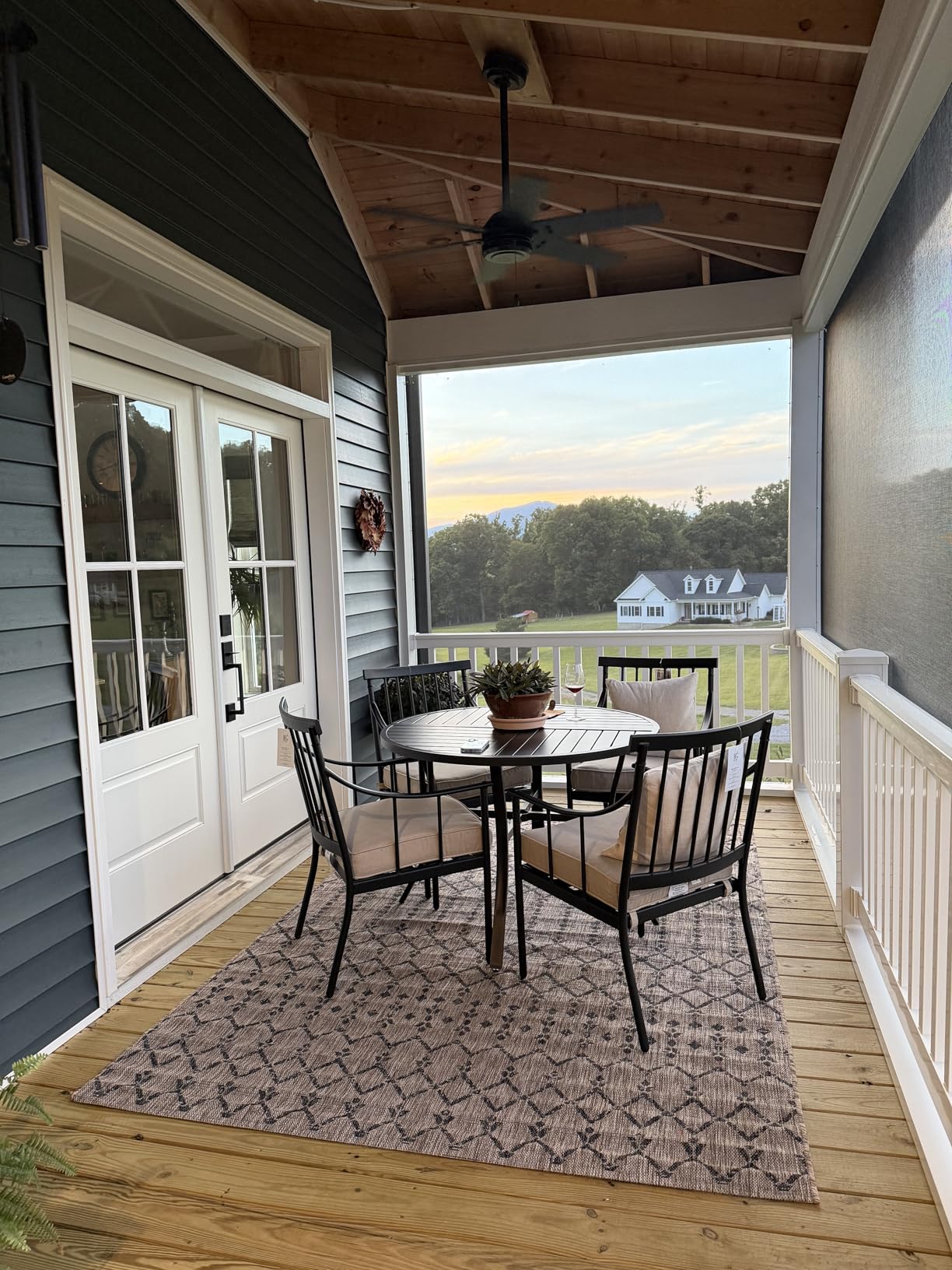 PHI VILLA 9 Pieces Outdoor Dining Set for 8, 84