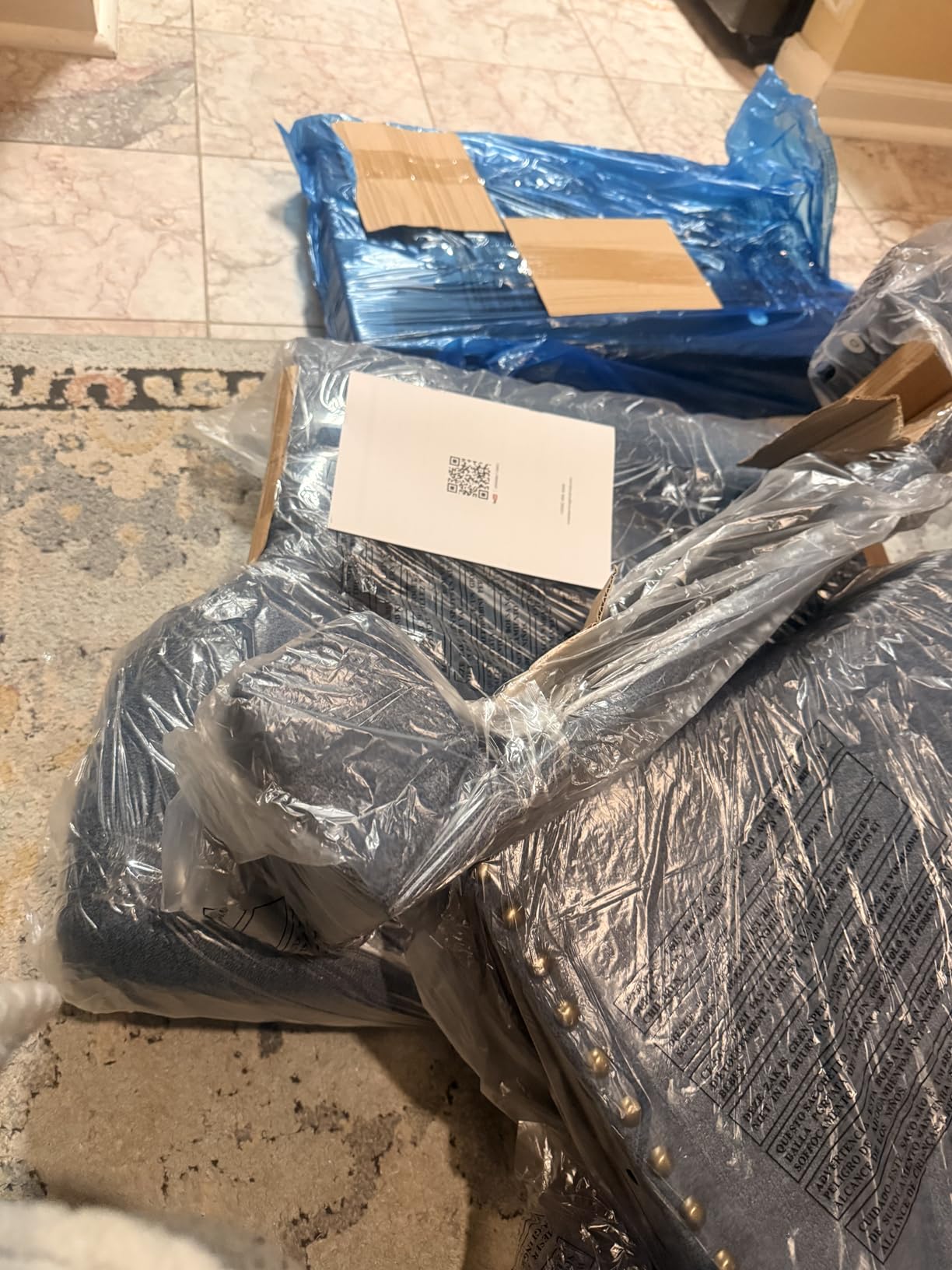 Upholstered Accent Chair with Thick Cushion, High Back Reading Chair, Linen Blend Armchair with Solid Rubberwood Legs for Living Room, Bedroom, Reading Nook, Apartment & Small Spaces, Beige customer photo 1