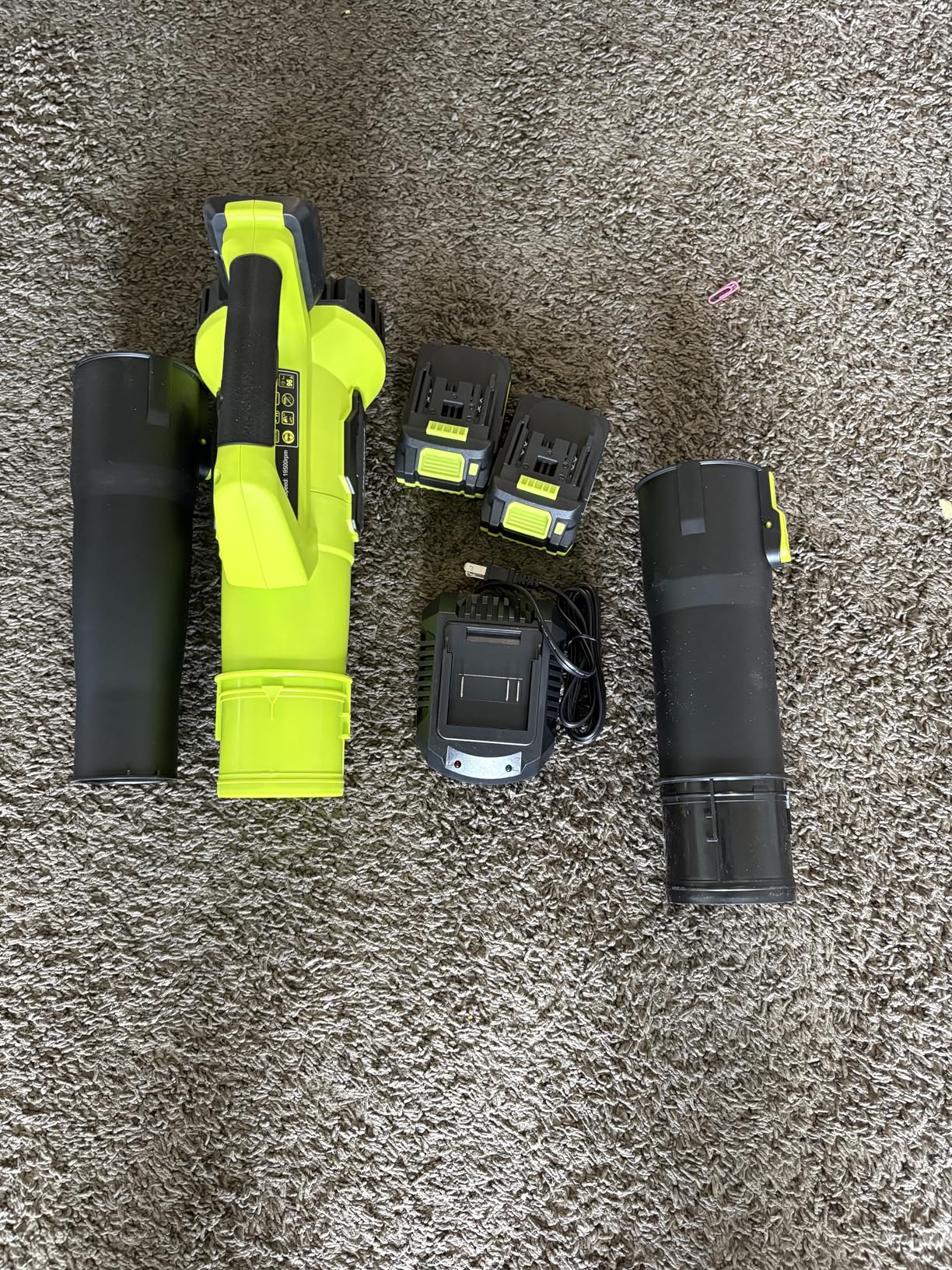 LEAPUL Leaf Blower Cordless, 21V Electric Leaf Blower with 2x2.0Ah Batteries & 1 Fast Charger, Lightweight Battery Powered Blower for Lawn Care, Patio Cleaning customer photo 2