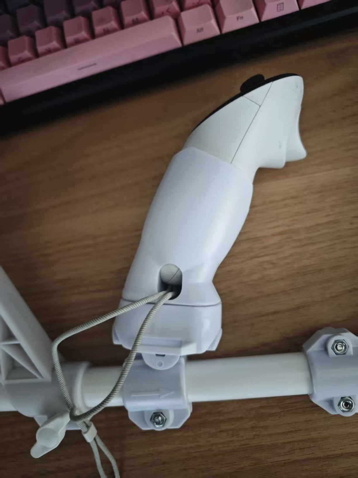 Moginno M3 VR Gun Stock Compatible with Meta/Oculus Quest 3/3S/2/Pro Controller Accessories, Magnetic Gunstock Rifle Adapter with Shoulder Strap, Enhance FPS Games Reality Control Feel, White customer photo 2