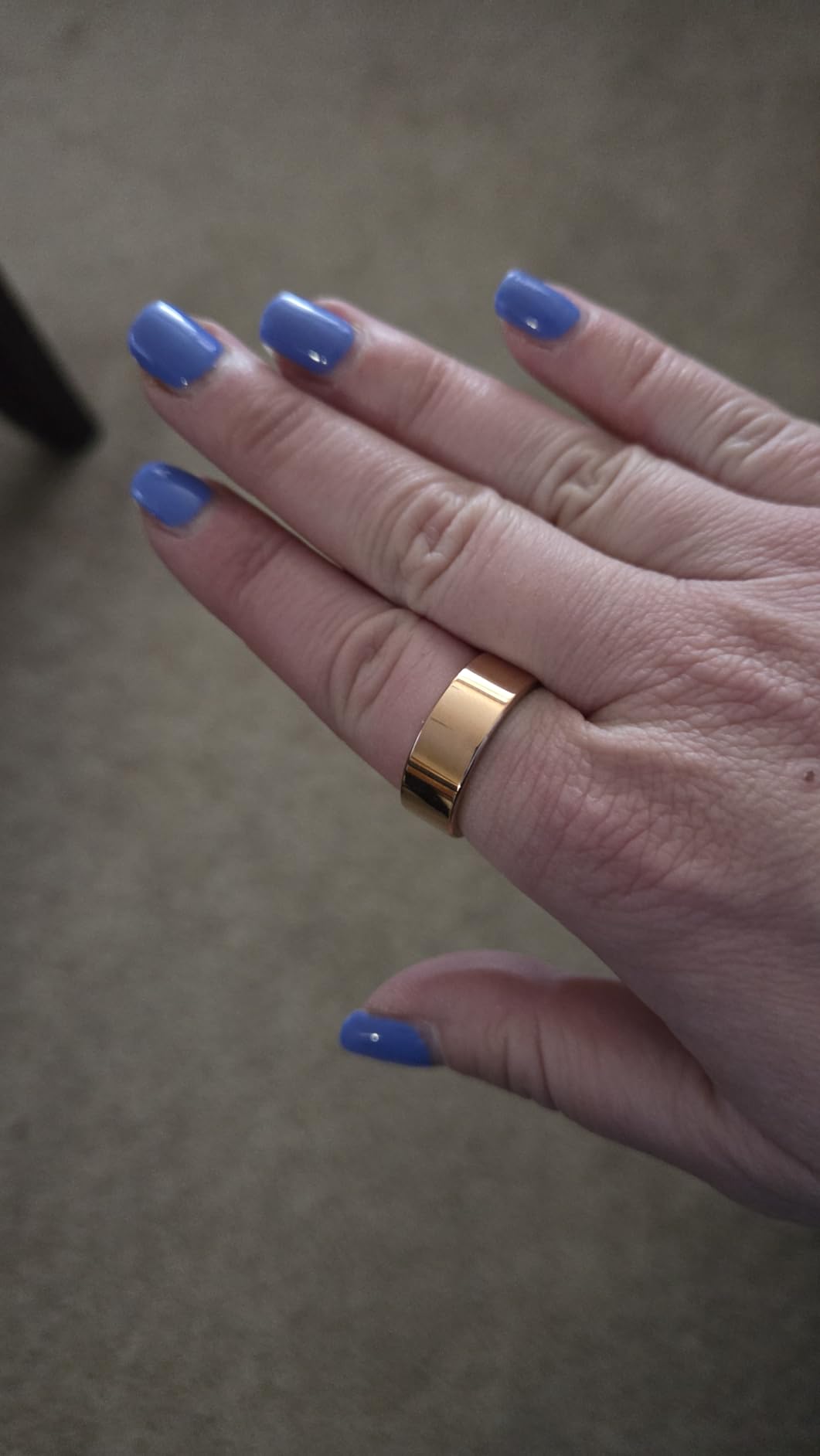 Smart Ring Health Tracker, Sleep/Exercise Monitoring, iOS/Android Compatible, IP68 Water Resistance, No Subscription Required, 5-Day Battery Life, Suitable for Both Women and Men (Silver, 9) customer photo 2