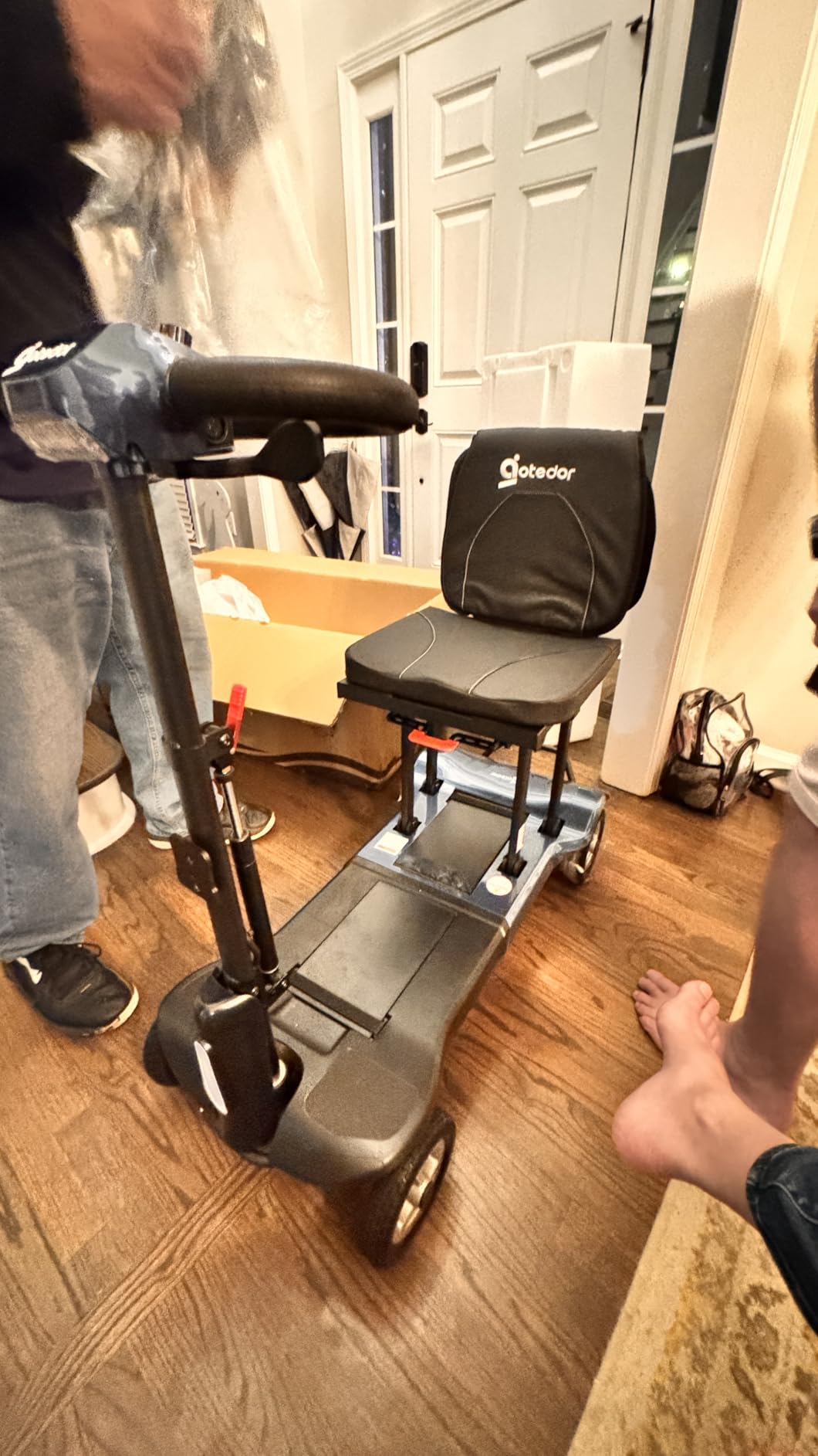 [2026 Upgrade] Aotedor Ultra Lightweight Mobility Scooters for Adults, 36Lbs Foldable Motorized Scooter for Seniors with 2 Lithium Batteries All Terrain Electric Power Scooter Airline Approved customer photo 1