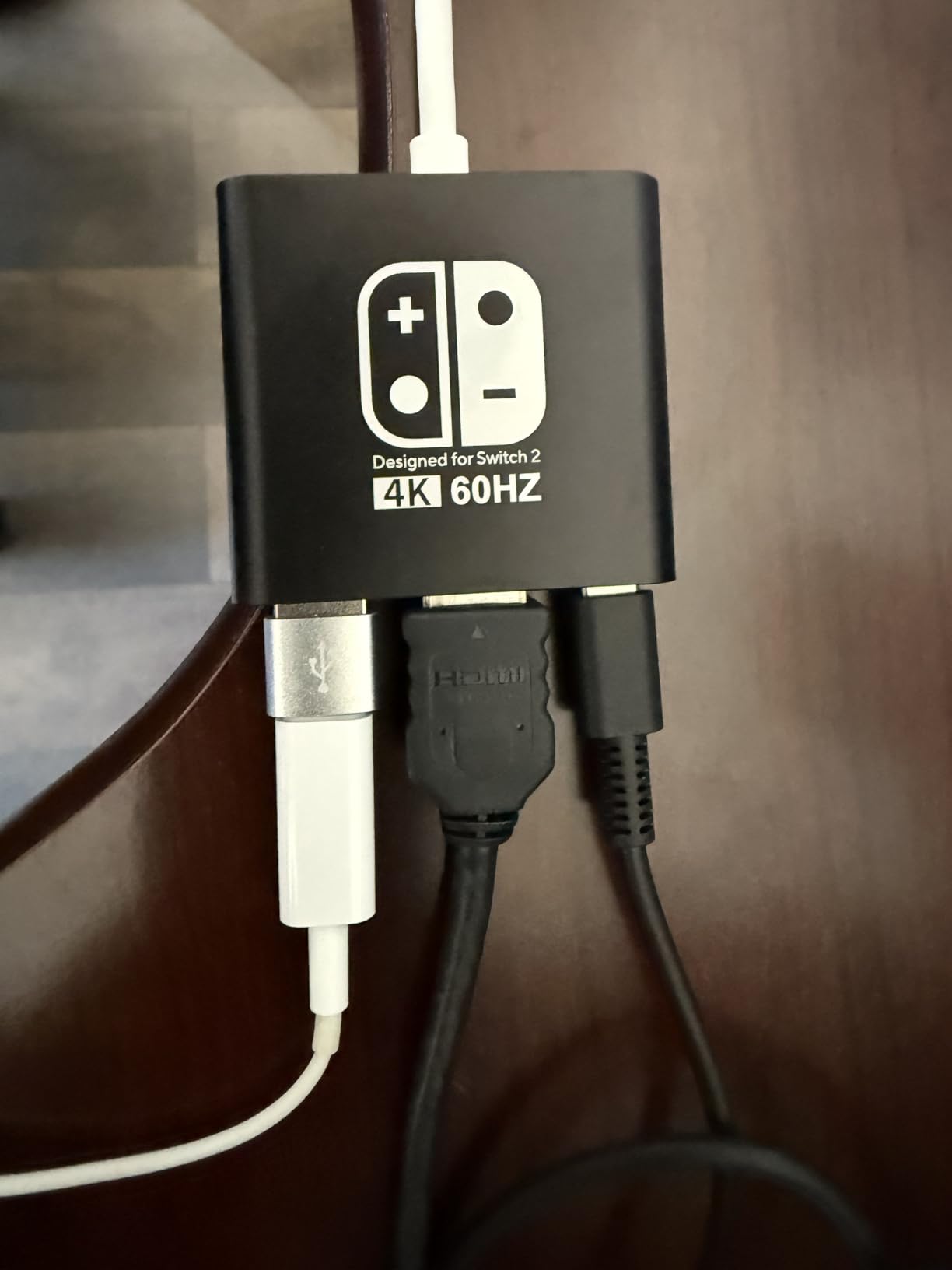 Switch 2 Dock (Plug-and-Play), Portable TV Docking Station for Nintendo Switch1/Switch2/Steam Deck/ROG Ally/Legion GO, Switch-2 Travel Dock with HDMI 4K@60Hz, USB3.0 and PD Charge (Aluminum Alloy) customer photo 2