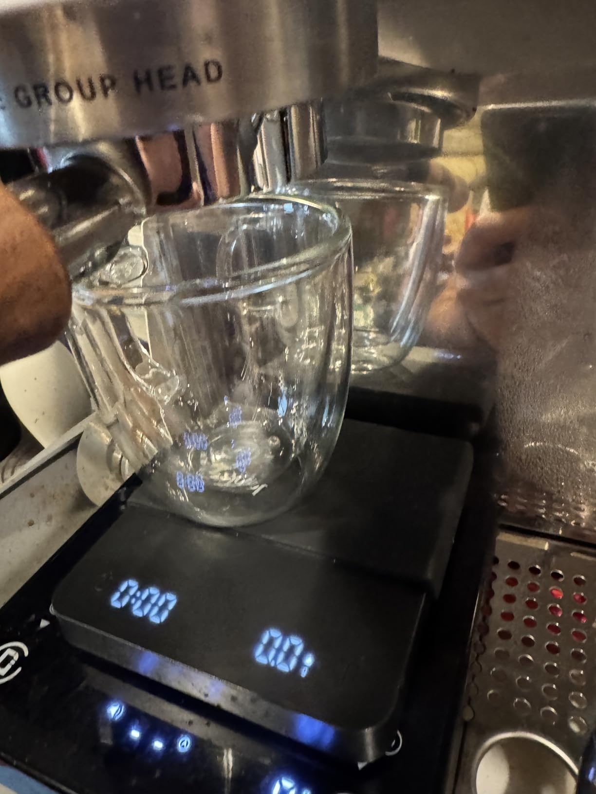 Maestri House S1 Air Espresso Scale with Timer, 0.1g Precision Coffee Scale with Auto Tare, 3 Smart Brew Modes, Ultra-Slim 0.63