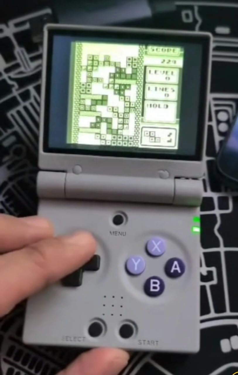 Miyoo Mini Flip Handheld Game Console 2.8-inch 750x560 IPS Screen 2500mAh Miyoo-mini Flip Clamshell Retro Games Consoles OnionOS-64GB White customer photo 1