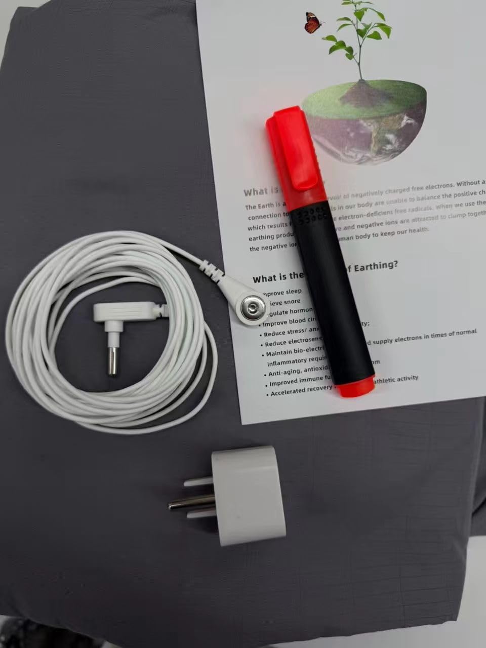 Grounding Sheets Gray Queen Size - 90% Organic Cotton + 10% Pure Silver Fitted Bed Sheet for Earthing - 400 Thread Count Deep Pocket Grounded Bedsheets - Improved Sleep Down to Earth Ground Bedding customer photo 1