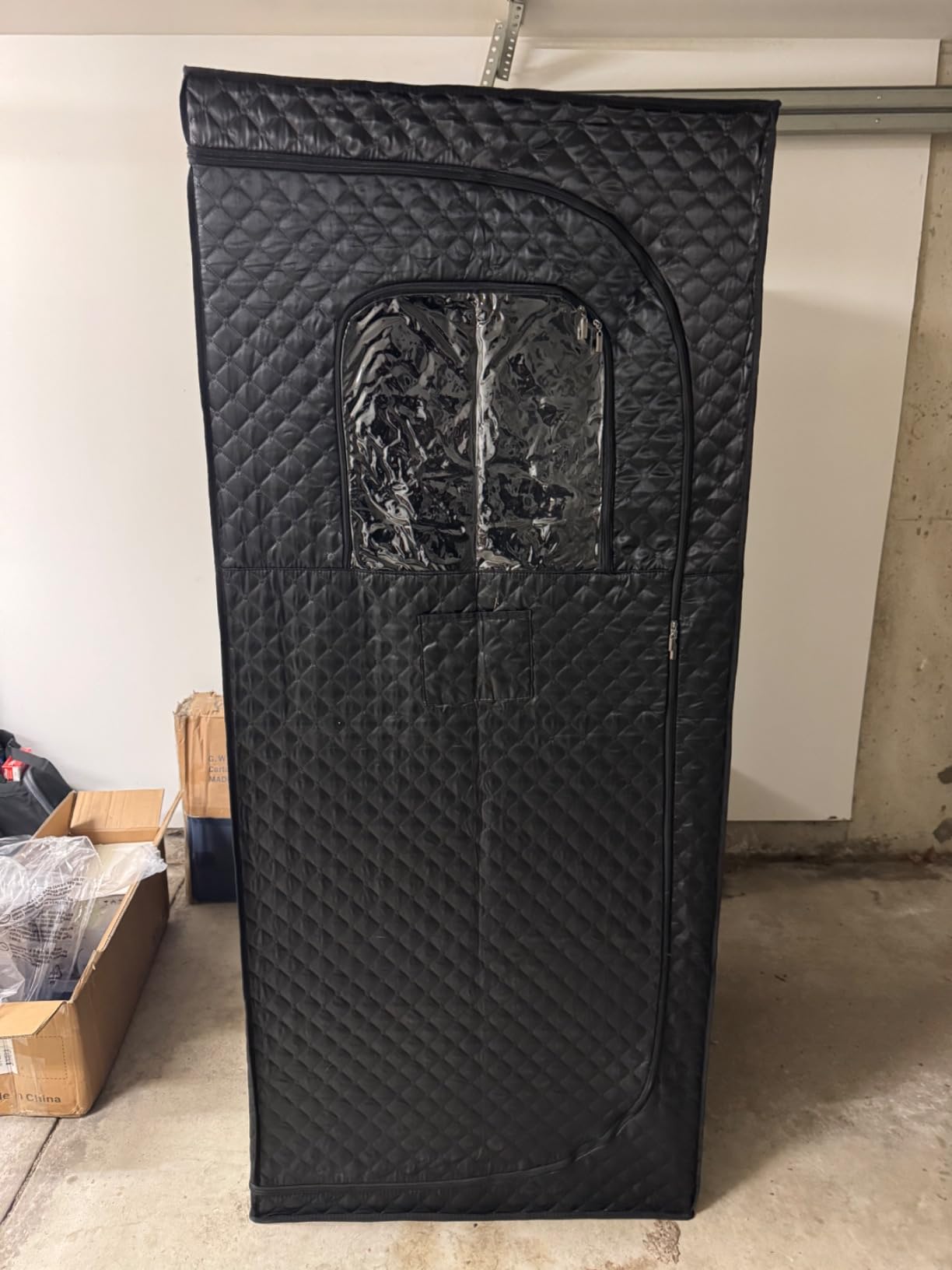 MIXC Upgraded Low EMF Infrared Sauna Box - Ideal for Relaxation & Detoxification | Includes Folding Chair customer photo 1