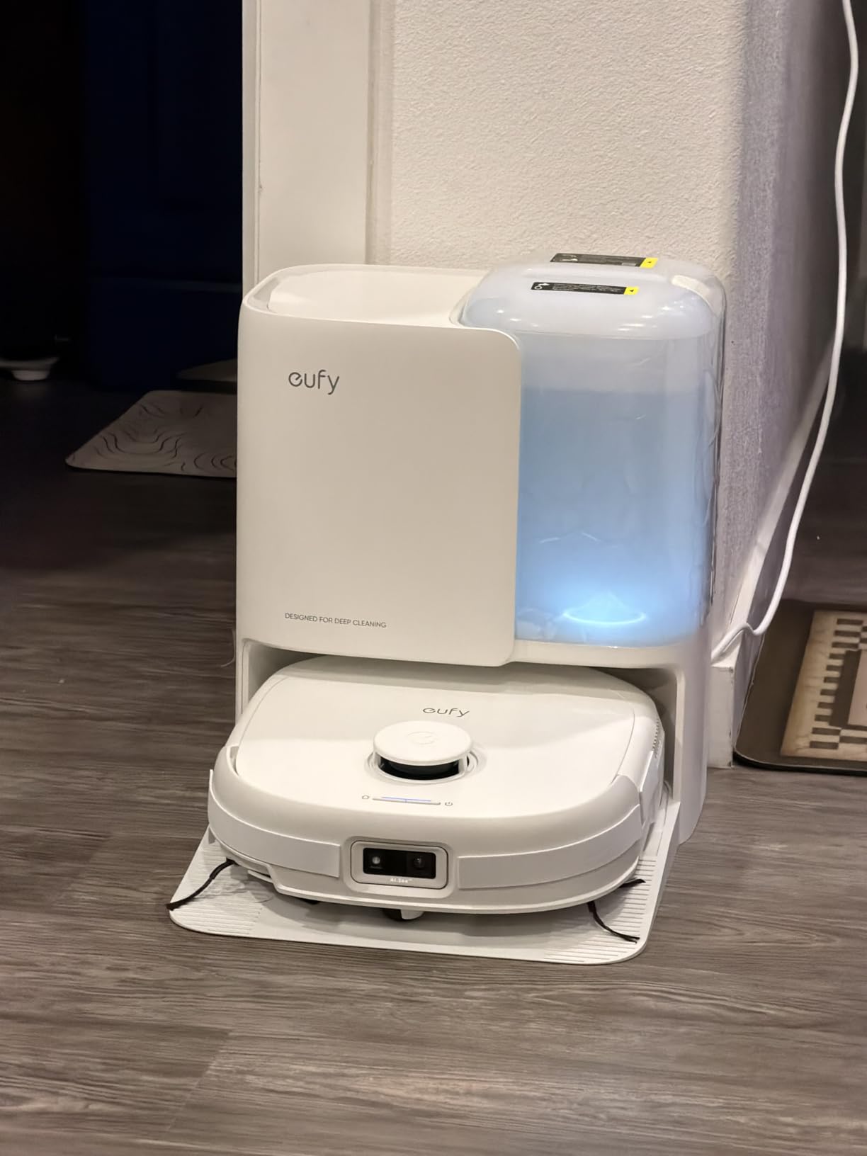 C10 Robot Vacuum Self Emptying, 8 Weeks Hands Free, Advanced Smart Mapping with LiDAR Navigation, 2.85-Inch Slim Design, Powerful Suction, Edge Expansion Brush for Pet Hair, Carpet Detection customer photo 1