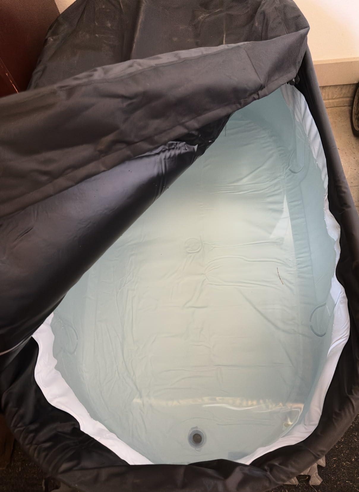 Ice Bath Tub with Cover for Athletes XL Portable Cold Plunge Tub - 119 Gal Capacity Athletes Foldable Multi-Layered Ice Bath for Home, Gym & Outdoor customer photo 1