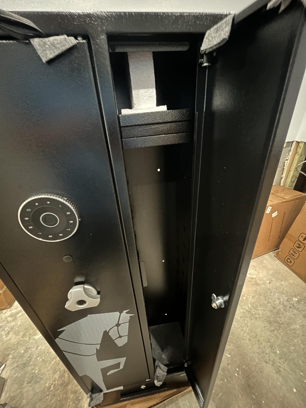 KAER 23-25 Biometric Gun Safe, Wider and Deeper Fingerprint Gun Safes for Rifle and Pistols, Large Quick Access Heavy-Duty Gun Cabinet for Firearm Ammo with Drawer & Gun Rack, Assembled customer photo 2