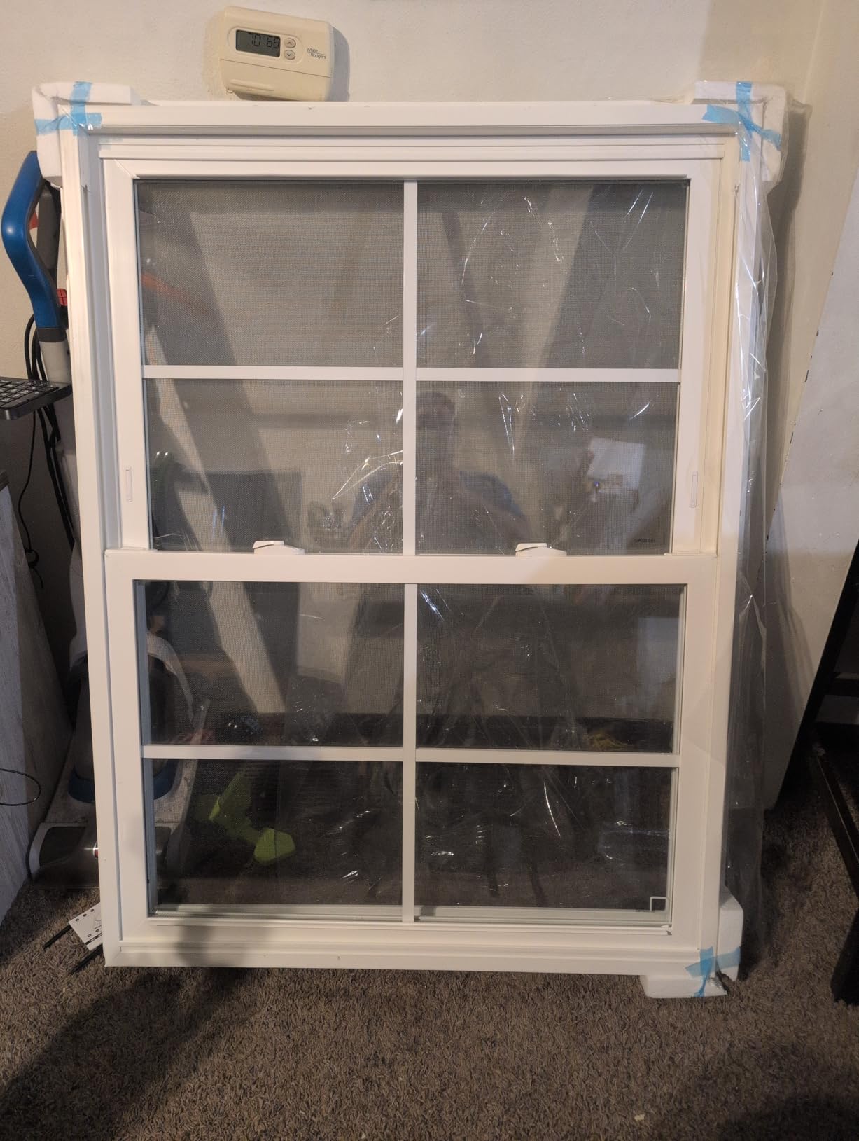 COLORPAPA Vinyl Double Hung Window 24