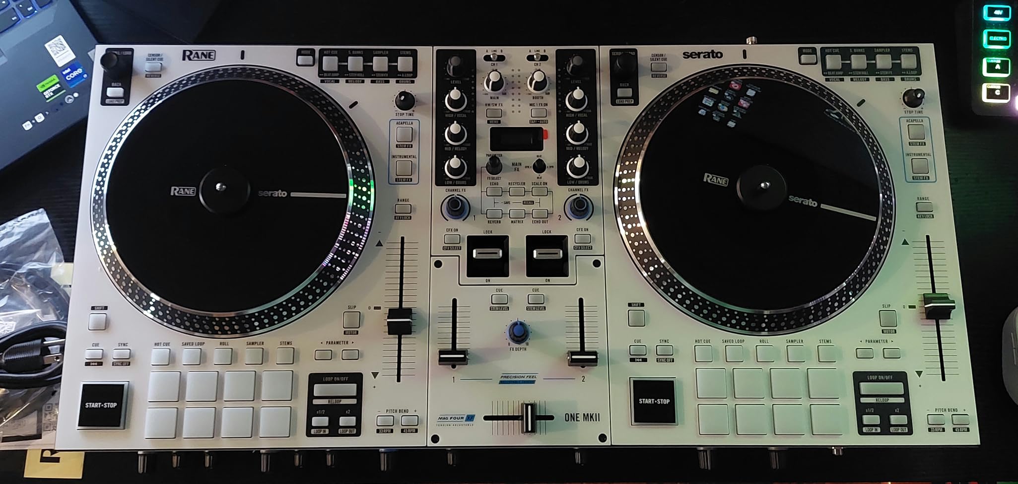 RANE SYSTEM ONE All-in-One Standalone Motorized DJ Controller with Engine DJ OS, Seamless Mixing on 2 Decks, Stems FX, Serato DJ Pro, XLR Outputs customer photo 1