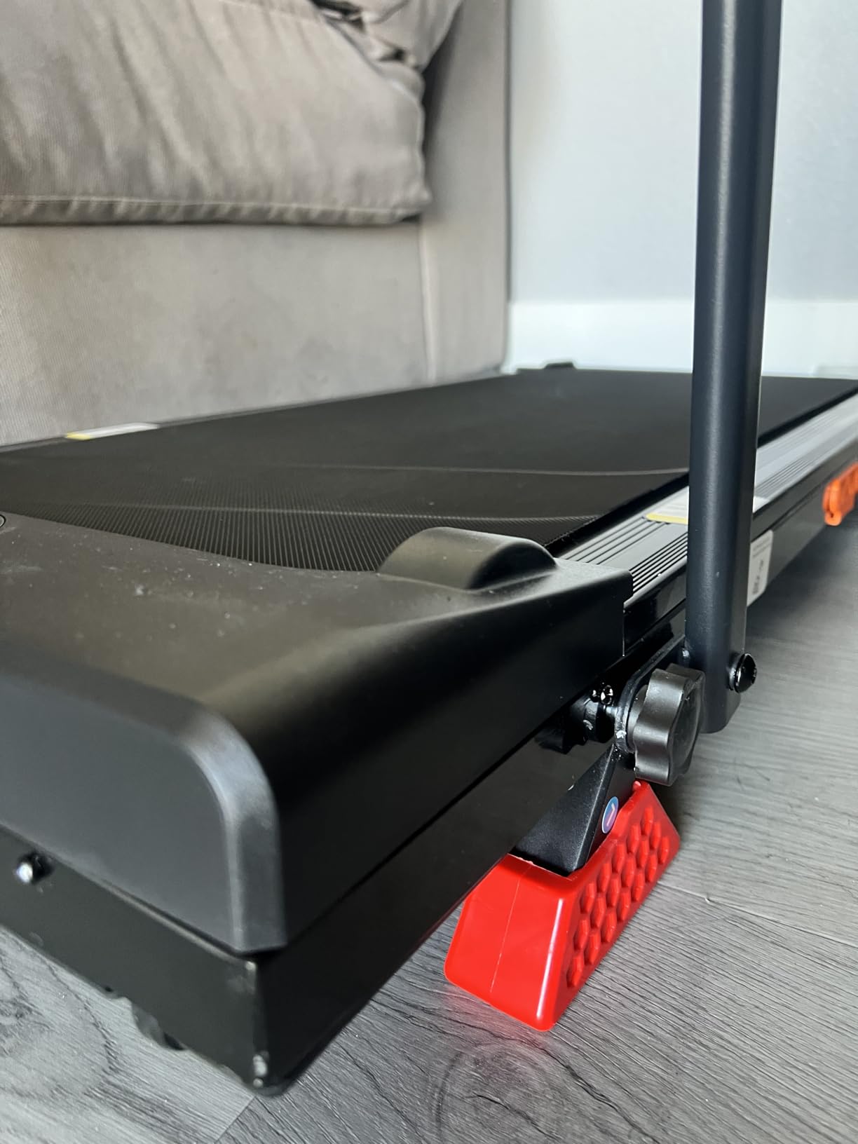 3-in-1 Foldable Treadmill with 15% Incline, Portable Treadmills for Home and Office, Folding Treadmill with Handles, 3.0HP Quiet Walking Pad with Three Screen Display, 300Lbs Capacity customer photo 2