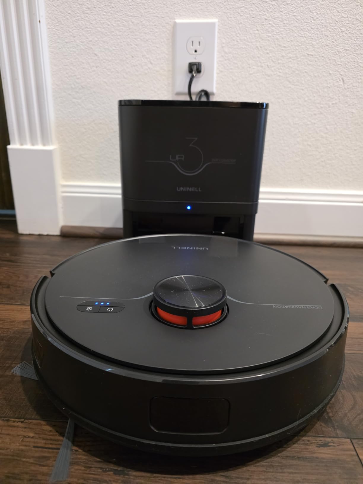 Robot Vacuum and Mop Combo with Self-Emptying, Robotic Vacuum Cleaner 7000Pa & LiDAR Navigation, 180 Mins,90 Days Capacity, Home Mapping, for Pet Hair/Hard Floors/Carpets, App/Alexa Control customer photo 2
