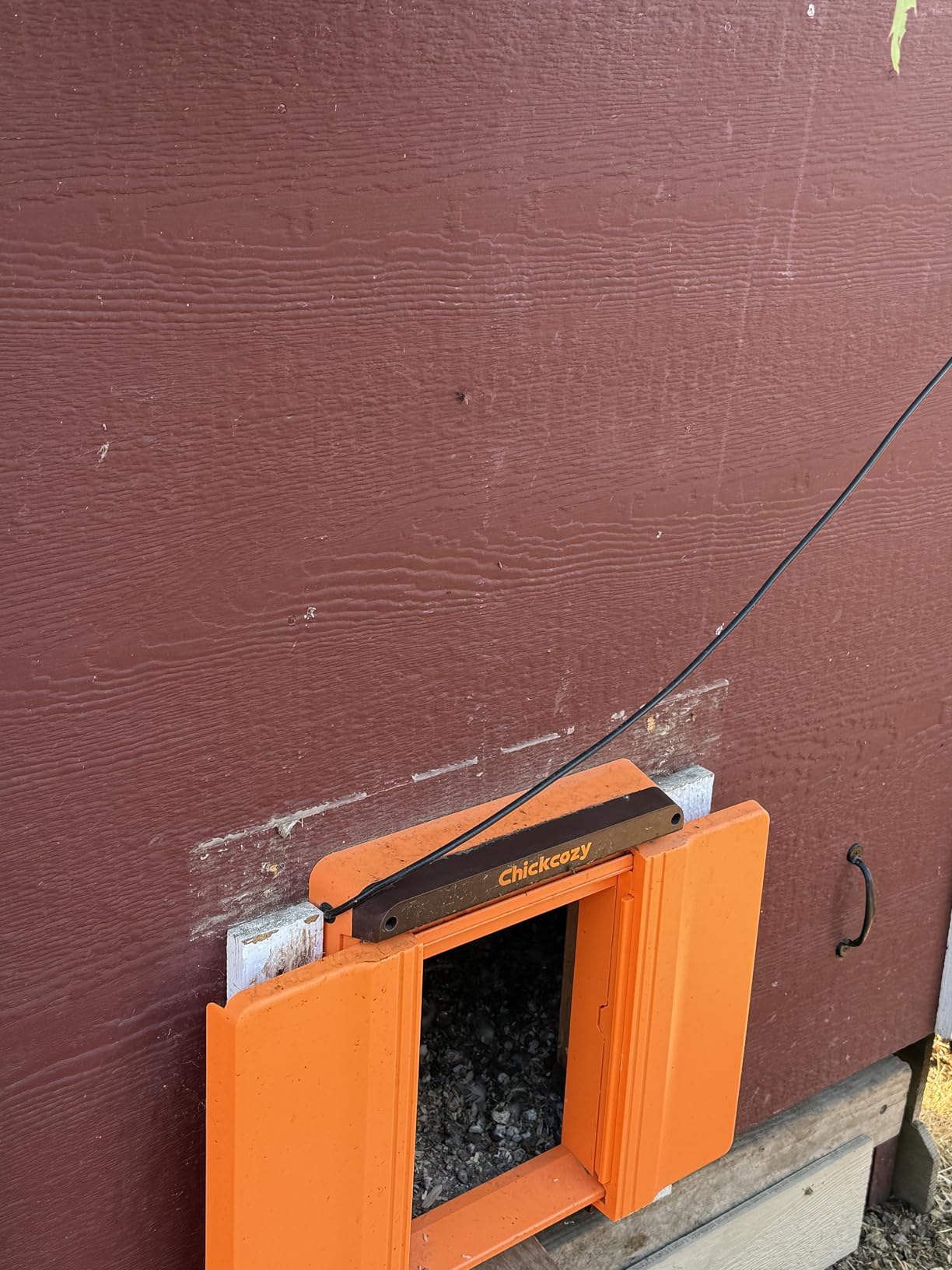 Solar-Powered Automatic Chicken Coop Door, Dual Motor Coop Door with Light Sensor, Timer & Manual Mode, Chicken Opener with Anti-Pinch System, Detachable Controller, Dual Power Options, Weatherproof customer photo 2