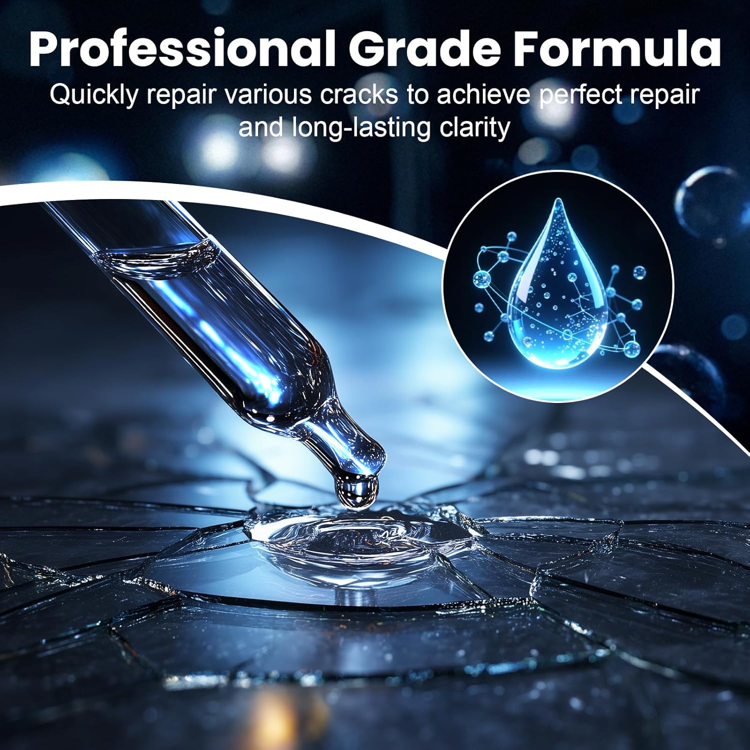 Windshield Chip Repair Kit, 2026 New Upgrade Car Windshield Crack Repair Kit,DIY Quick Resin Glass Repair Liquid Kit for Chips & Cracks, Long-Lasting for All Crack Types-2 Bottles customer photo 2