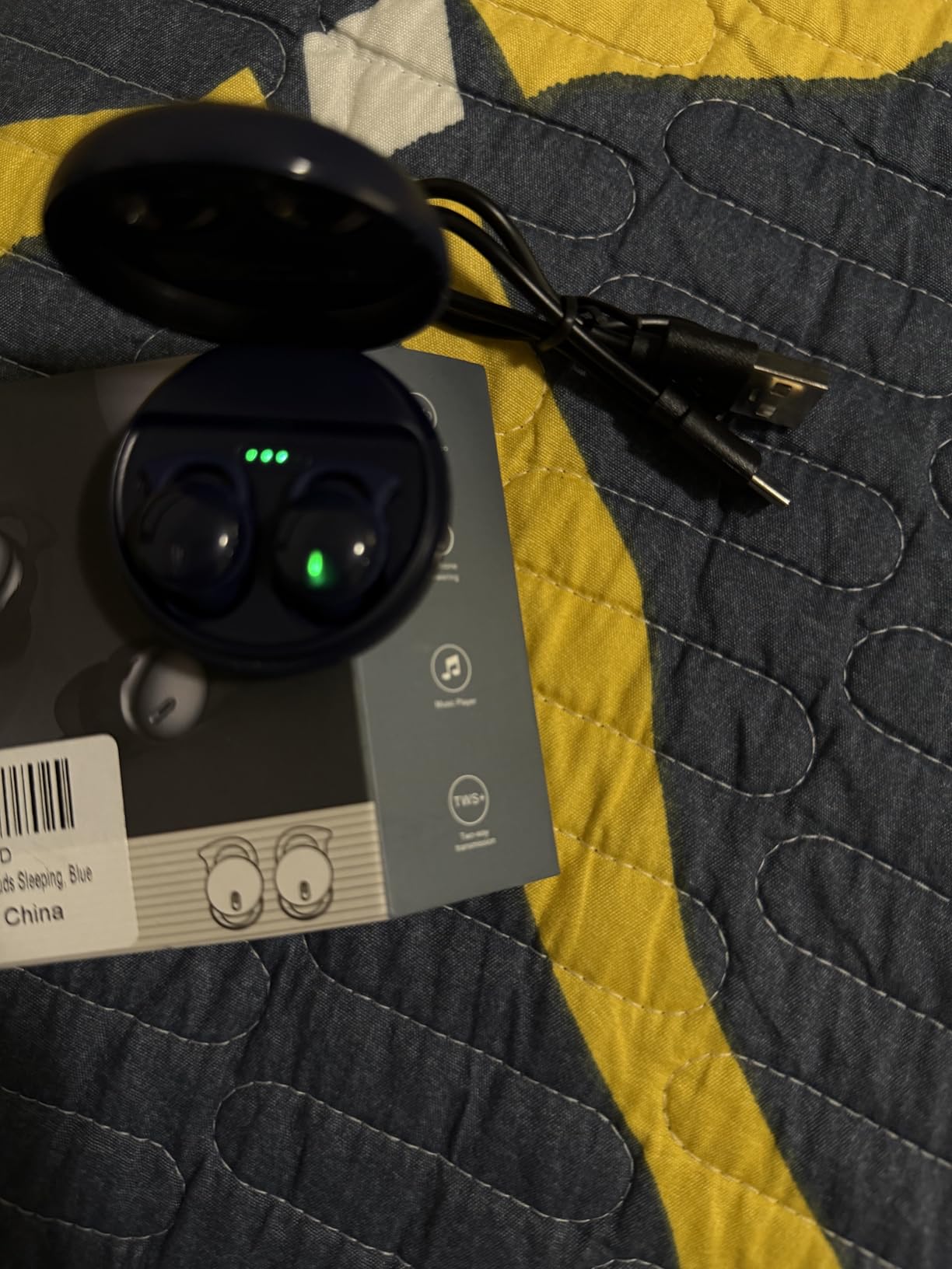 Invisible Sleep Headphones, Sleep Earbuds for Side Sleepers, Small Comfortable Fit Noise Blocking Sleep Ear Buds, Bluetooth 5.3 Wireless Earbuds, in-Ear Ear Buds for Sleeping, Working - Pink customer photo 1