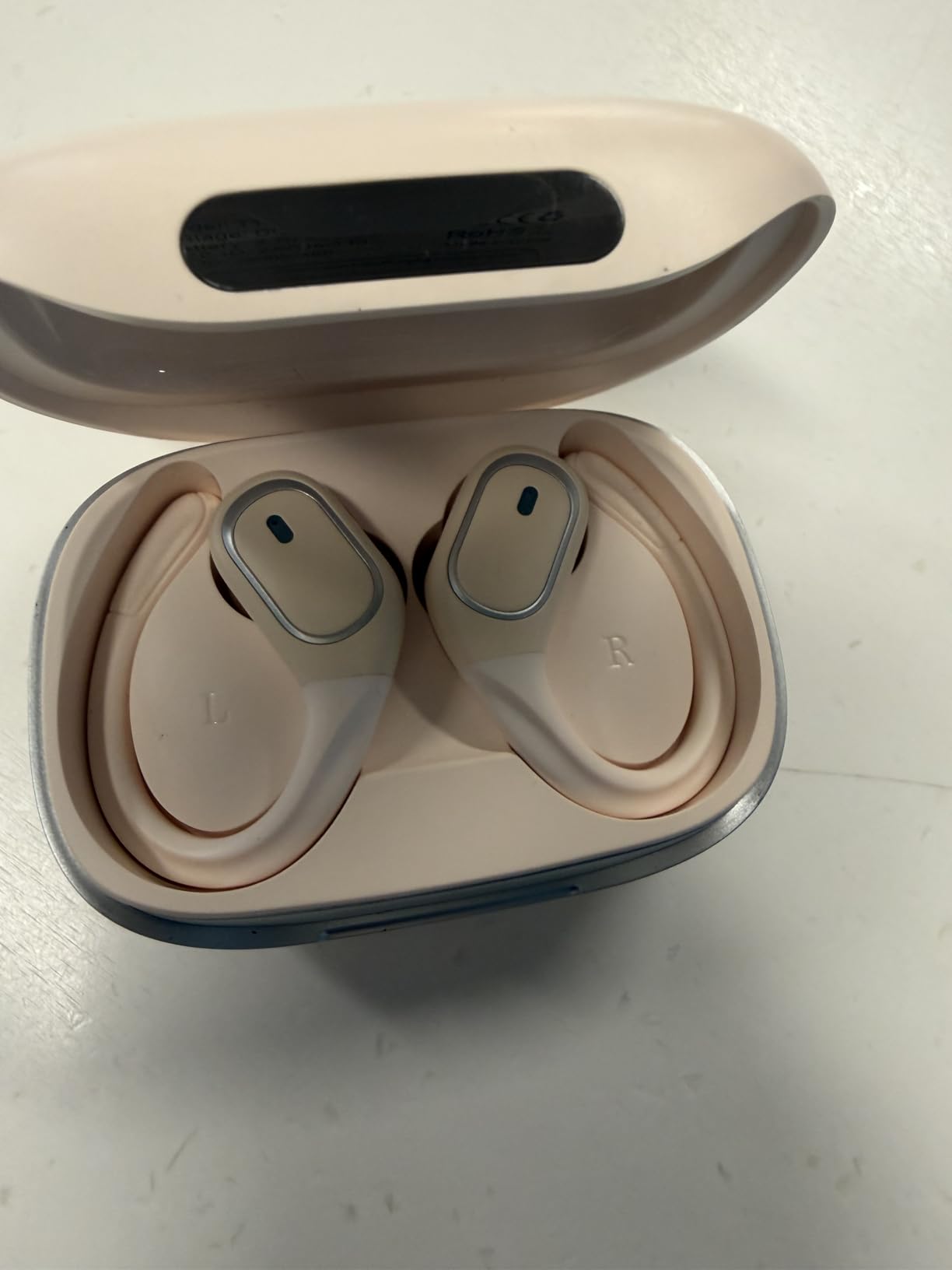 Wireless Earbuds, Sports Bluetooth Headphones, 80Hrs Playtime Ear Buds with LED Power Display, Noise Canceling Headset, IPX7 Waterproof Earphones for Workout/Running(Black) customer photo 2