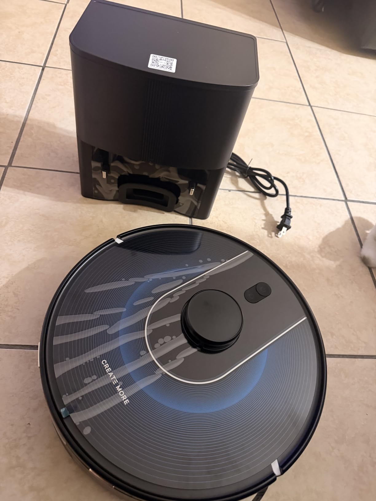 Bagotte Robot Vacuum and Mop, Robot Vacuum Self Emptying, 6000Pa Powerful Suction, 60-Day Hands-Free, Advanced Smart Mapping, LiDAR Navigation Robotic Vacuum for Pet Hair, Dust, Carpet, WiFi/App/Alexa customer photo 1