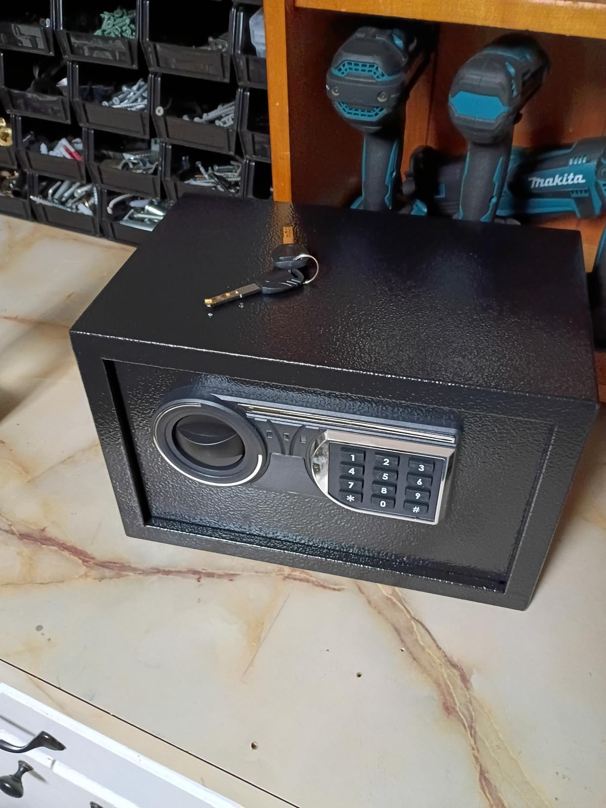 8.5 Cuft Heavy Duty Home Safes Fireproof Waterproof, Extra Large Fireproof Safe Box, Anti-theft Fire Proof Safe with Dual alarms, Hidden bottom lock box, Security Safes for Office Business customer photo 1