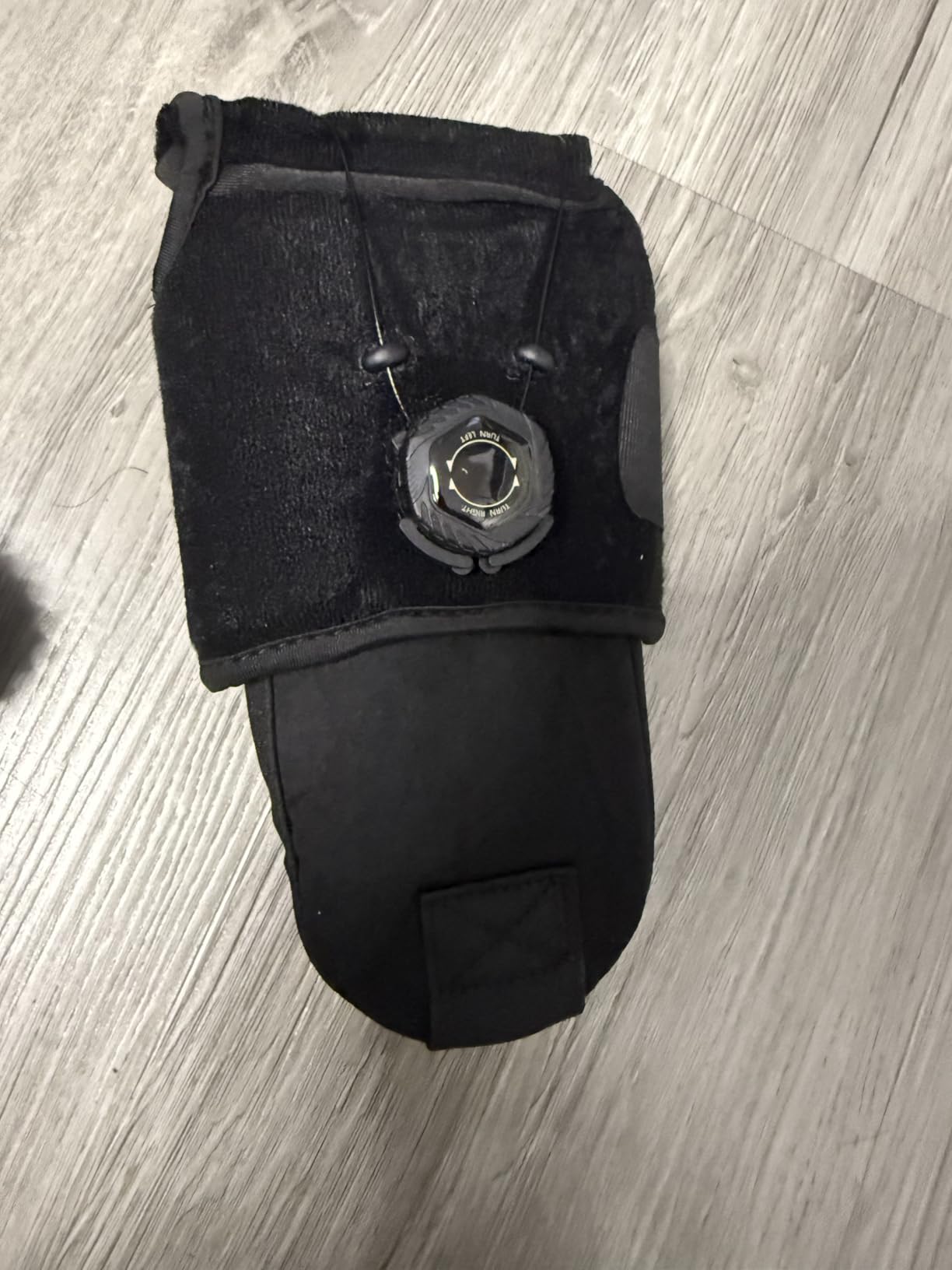 Plantar Fasciitis Night Splint Sock - Hook Knob Adjustment Extended Support Plate with Massage Ball - Relief for Plantar Fasciitis Heel Pain Achilles Tendonitis - Secure Fit for Men Women Black Medium customer photo 1