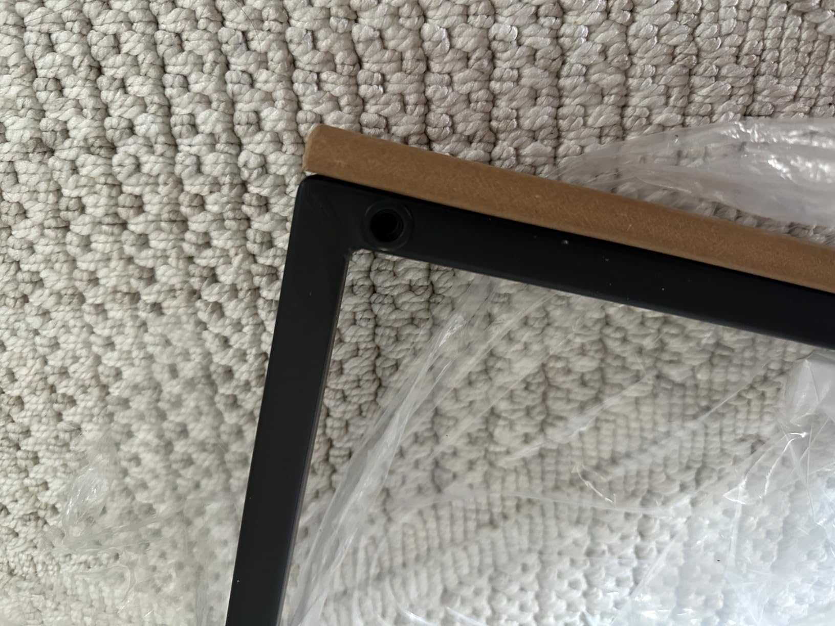 Aoxun Patio Furniture Set, 4 Piece Outdoor Patio Furniture with Thick Cushions, Modern Metal Outdoor Conversation Sets with Coffee Table for Porch, Balcony, Deck Beige customer photo 1