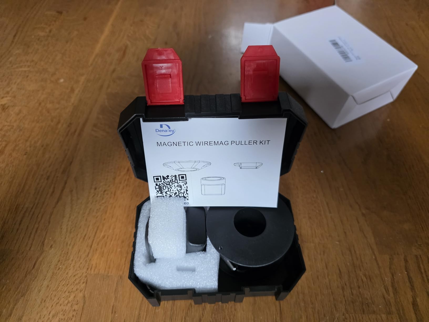 Wire Fishing Tools, Fish Tape Wire Puller Kit, Magnetic Cable Puller,Pulls Electrical Wire Behind Walls, Suitable For Indoor, Garden, Renovation, And Electrician Scenarios (Black) customer photo 2