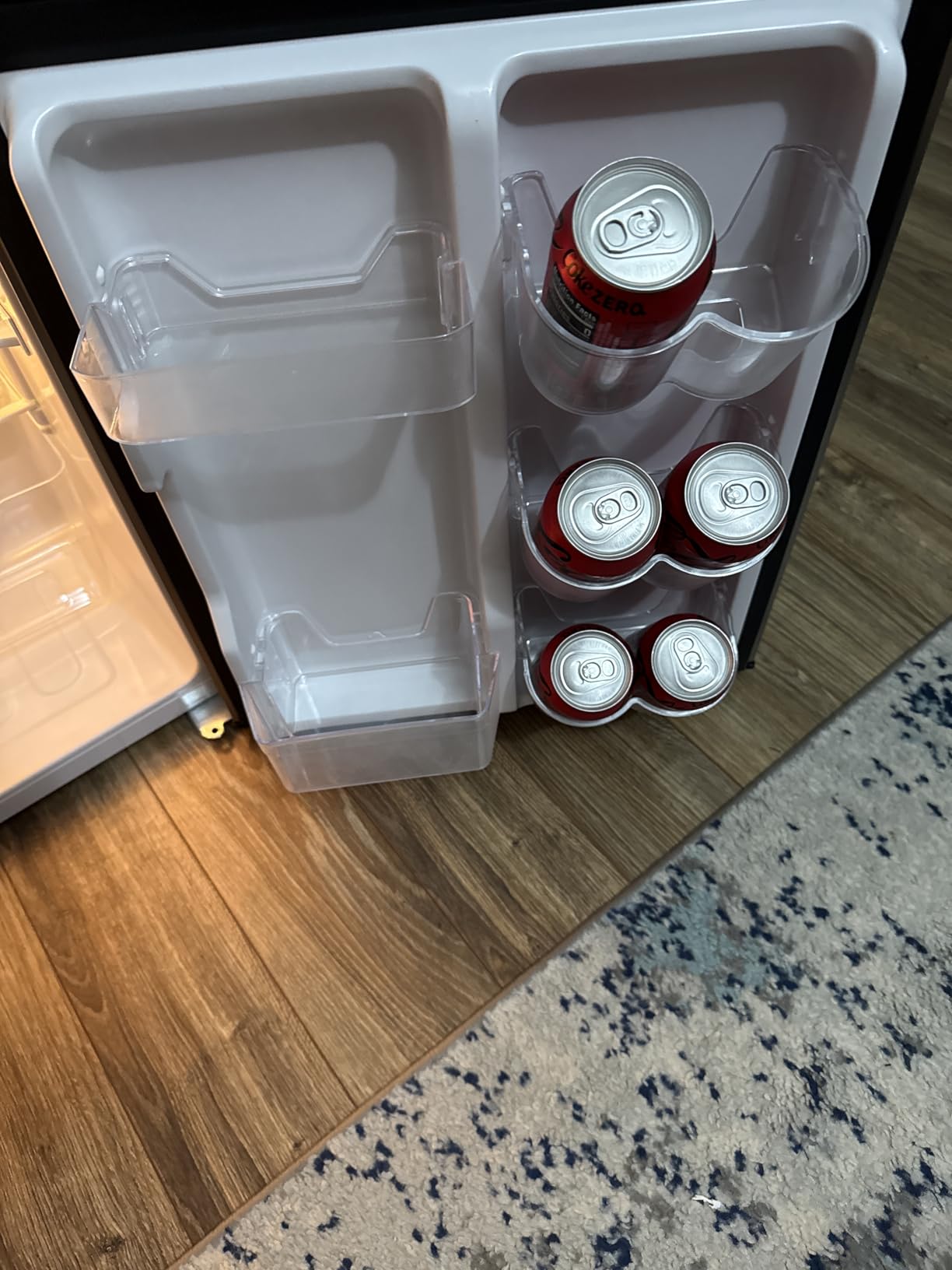 3.2 Cu Ft Mini Fridge with Freezer - Energy Efficient, Large Capacity Single Door Upright Freezer for Bedroom, Office & Dorm | Small Fridge, Reversible Door, ETL Certified (Black) customer photo 1