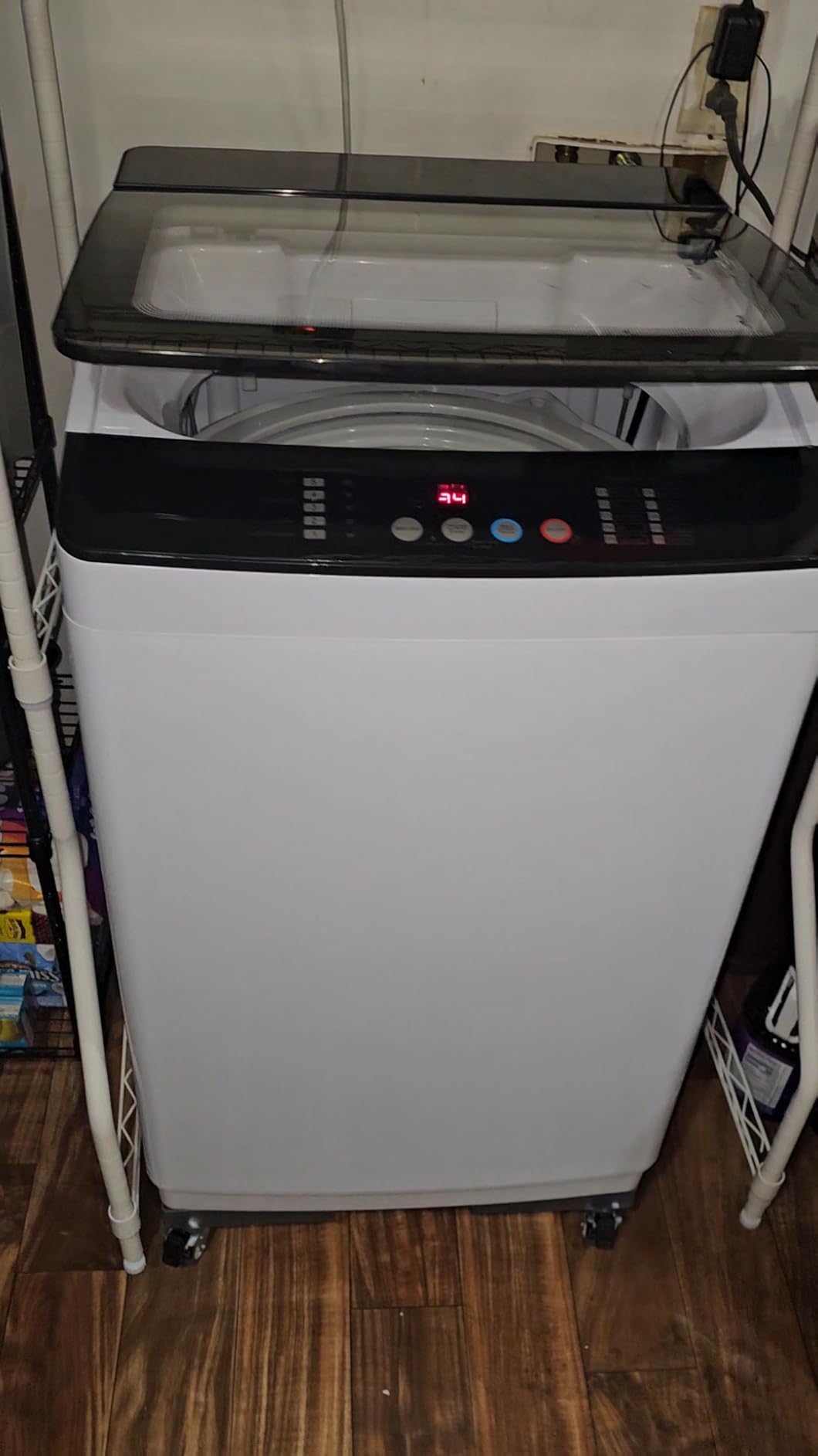 Auertech 35 lbs Washing Machine, Fully Automatic Portable Washer with LED Display, 12 Wash Cycles, 8 Water Levels, Large Capacity Washer and Spin Dryer Combo with Drain Pump for Apartment, Home customer photo 2