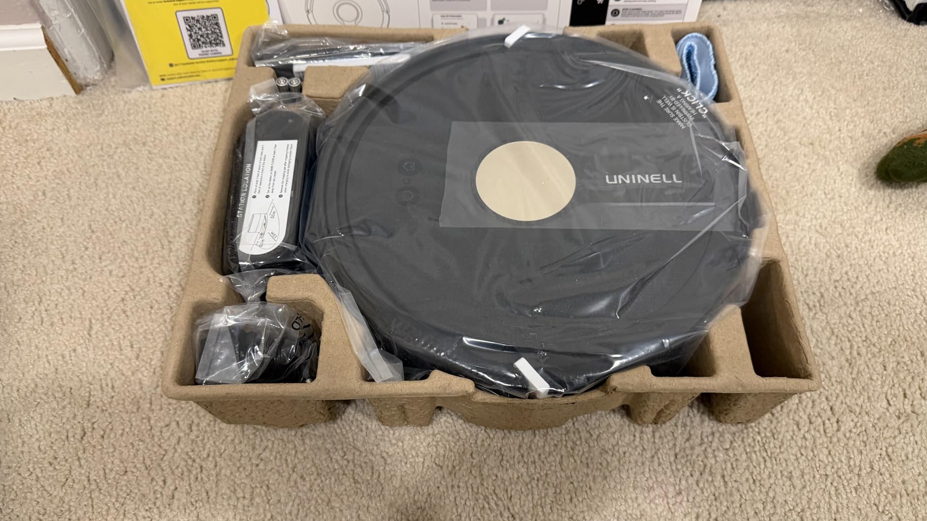 Robot Vacuum and Mop Combo,5000Pa Robotic Vacuum Cleaner,180mins Runtime Vacuum Robot with App/Remote/Alexa Control, Ideal for Hard Floor/Carpet/Pet Hair, Self-Charge,Schedule Clean(UR1) customer photo 1