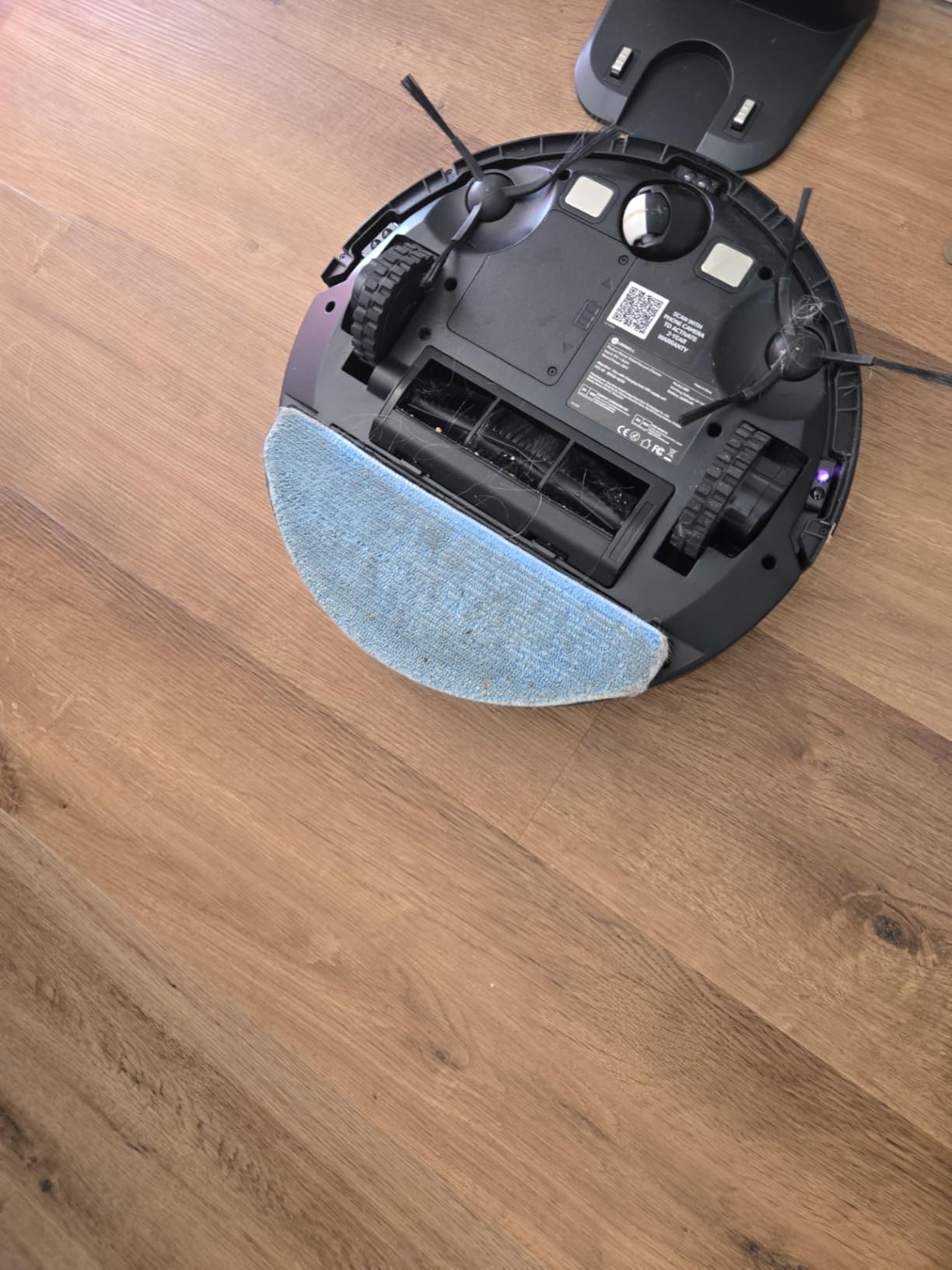 Robot Vacuum and Mop Combo,5000Pa Robotic Vacuum Cleaner,180mins Runtime Vacuum Robot with App/Remote/Alexa Control, Ideal for Hard Floor/Carpet/Pet Hair, Self-Charge,Schedule Clean(UR1) customer photo 2