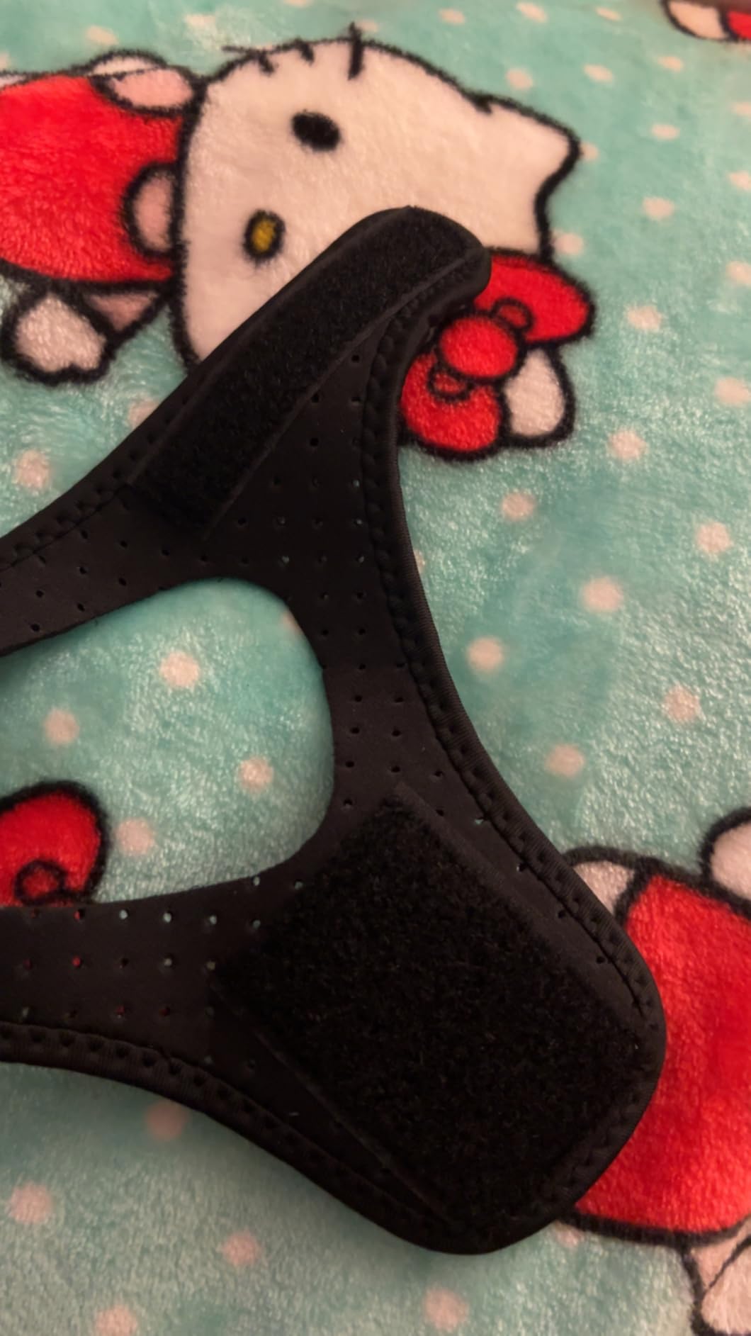 Chin Strap for CPAP Users with 4-Side Adjustment,Anti Snoring Chin Strap for Sleeping Comfortable Stop Snoring Solution, Anti Snoring Devices Breathable and Durable,Snore Stopper,M,Black customer photo 2