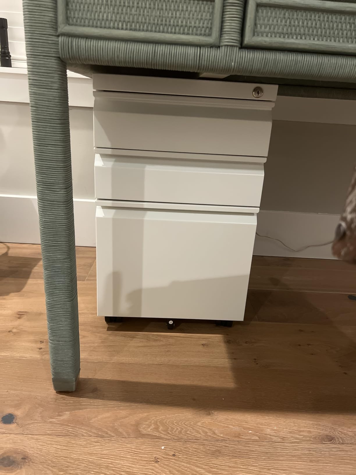 DEVAISE Metal Lateral File Cabinet with Lock, 3 Drawer Filing Cabinet for Legal/Letter/A4/F4 Size, Storage Cabinet for Home Office School, Assembly Required, 16