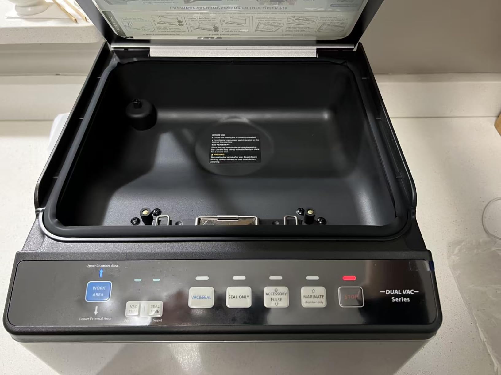 DualCore CVS101 Chamber Vacuum Sealer for Liquids & Sous Vide, 6L Dual Vacuum Zones & Extra-Wide Bag Clamp, 230W Dual-Core Dry Pump x4, Commercial-Grade Food Packaging Machine for Home Use customer photo 2