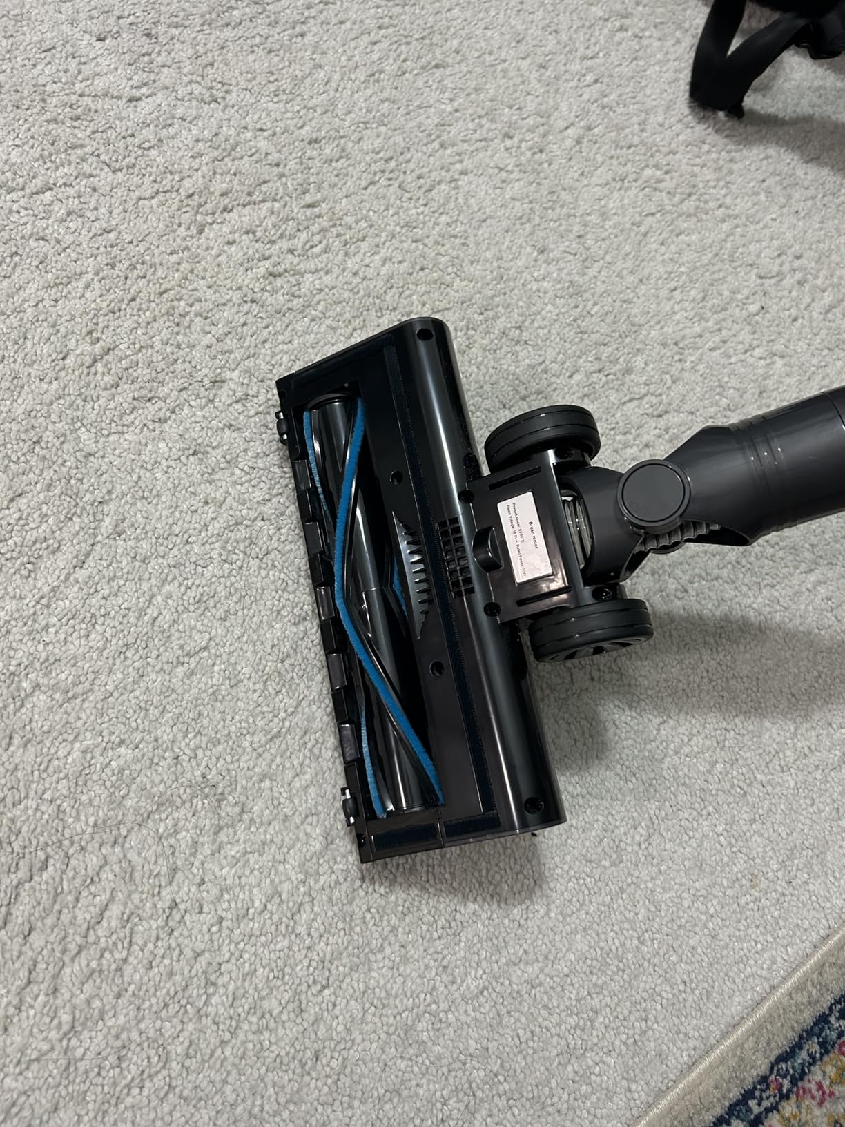 Cordless Vacuum Cleaner, 580W/50Kpa/50Mins Stick Vacuum for Home, LED Touch Screen, Anti-Tangle, Wall Mount Charging Lightweight Rechargeable Vacuum for Carpet Pet Hair Hardwood Floor Blue customer photo 1