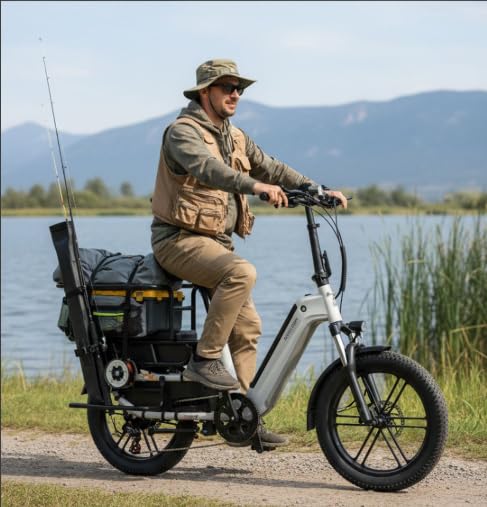 SISIGAD Sizzlebk Family Electric Bike Aluminum Frame, Peak 1500W Motor, 30MPH 100Miles, 20