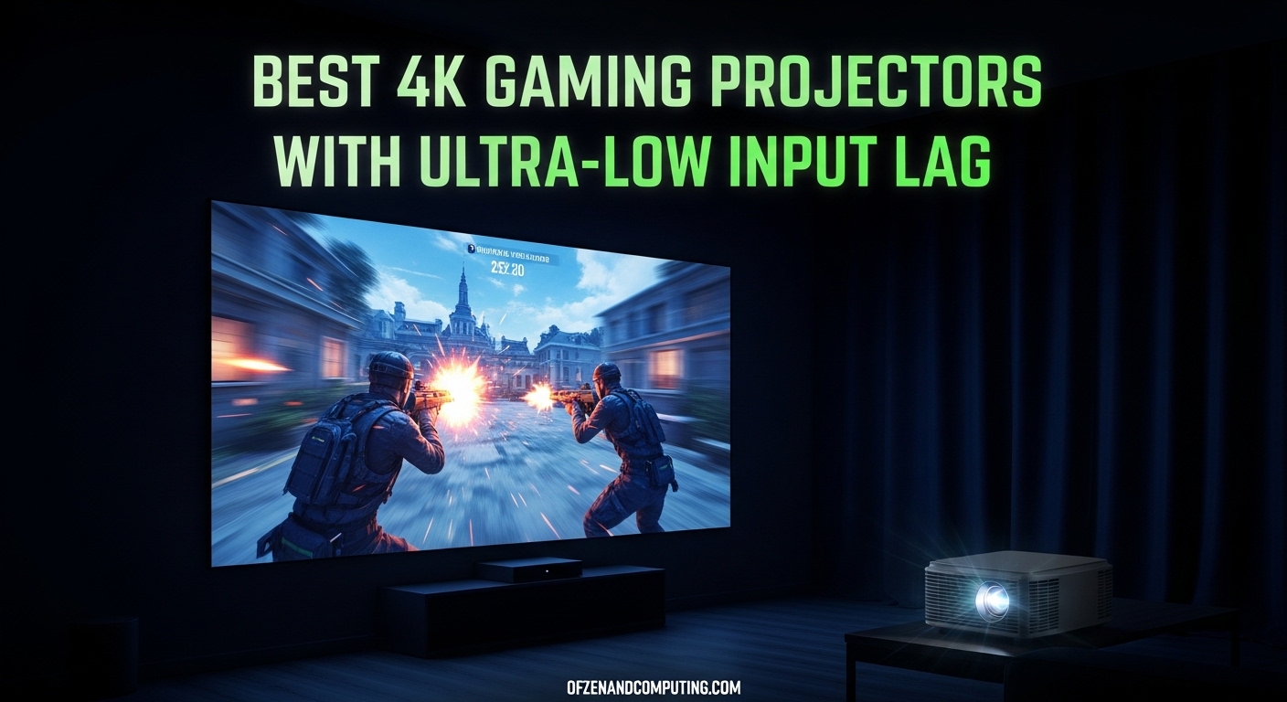 Best 4K Gaming Projectors with Ultra-Low Input Lag