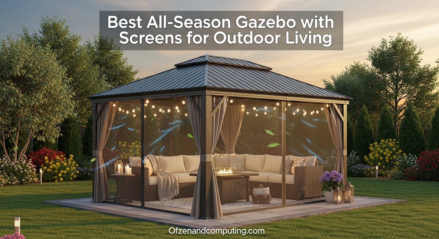 Best All-Season Gazebo with Screens for Outdoor Living