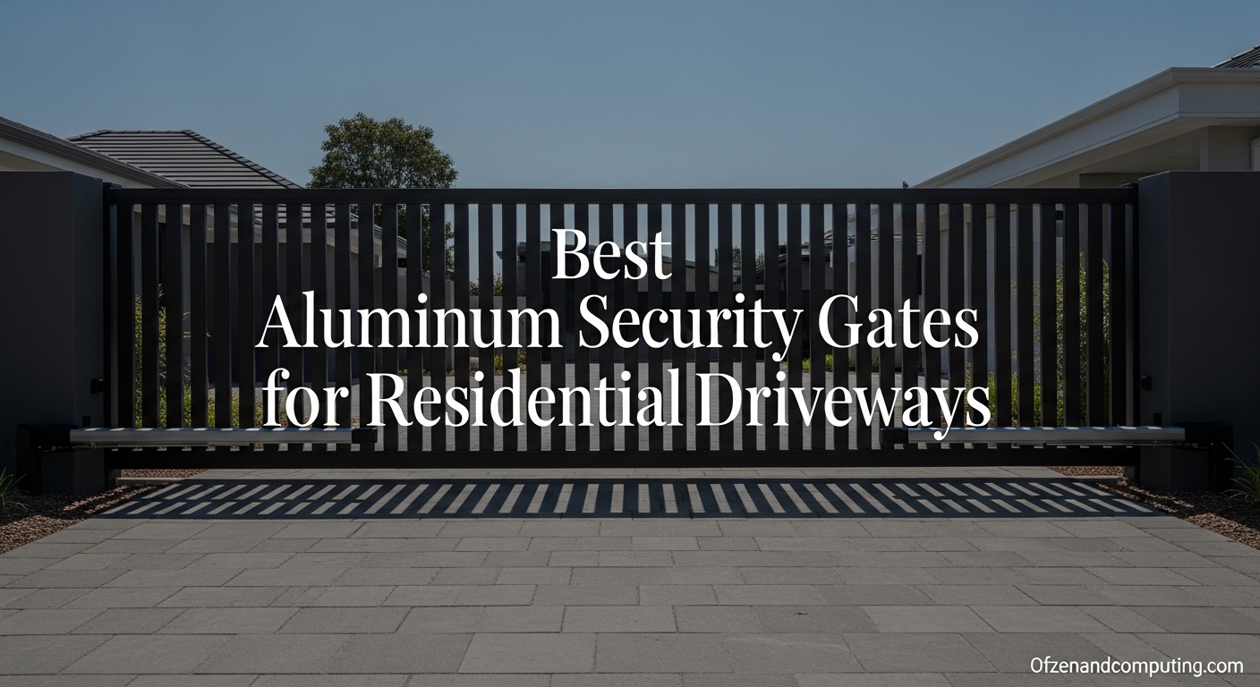 Best Aluminum Security Gates for Residential Driveways