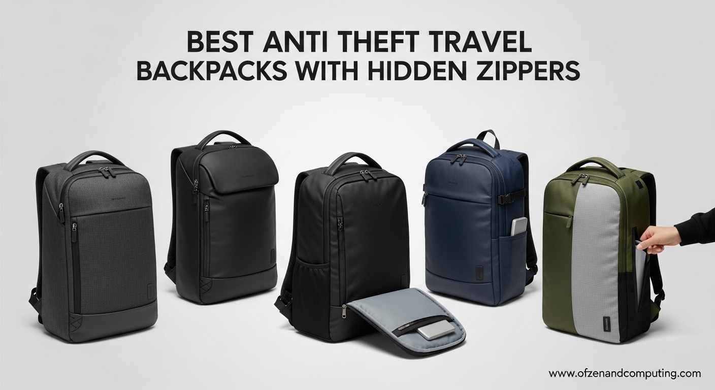 Best Anti Theft Travel Backpacks with Hidden Zippers