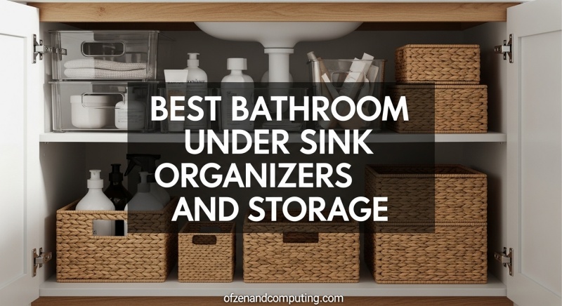 Best Bathroom Under Sink Organizers and Storage