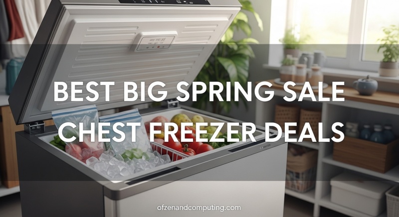Best Big Spring Sale Chest Freezer Deals