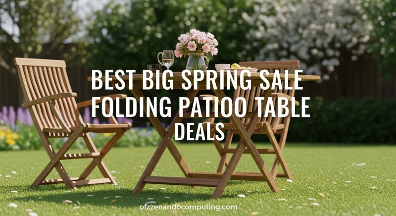 Best Big Spring Sale Folding Patio Table Deals