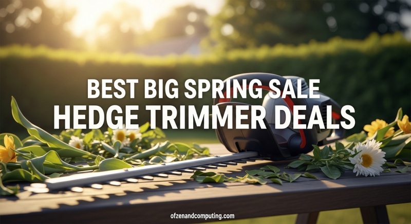 Best Big Spring Sale Hedge Trimmer Deals