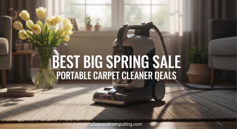 Best Big Spring Sale Portable Carpet Cleaner Deals